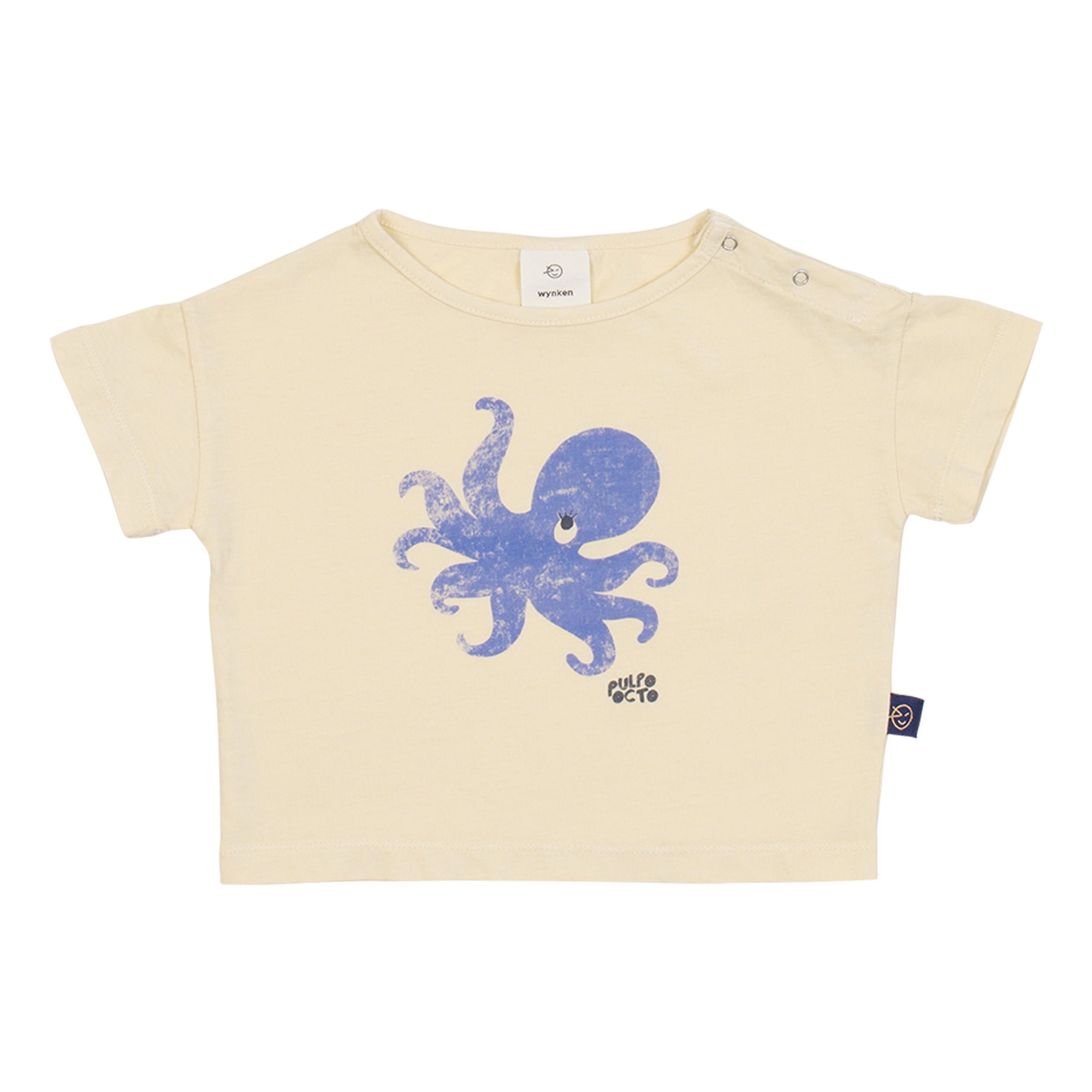 Baby Octopus Tee - Tide White