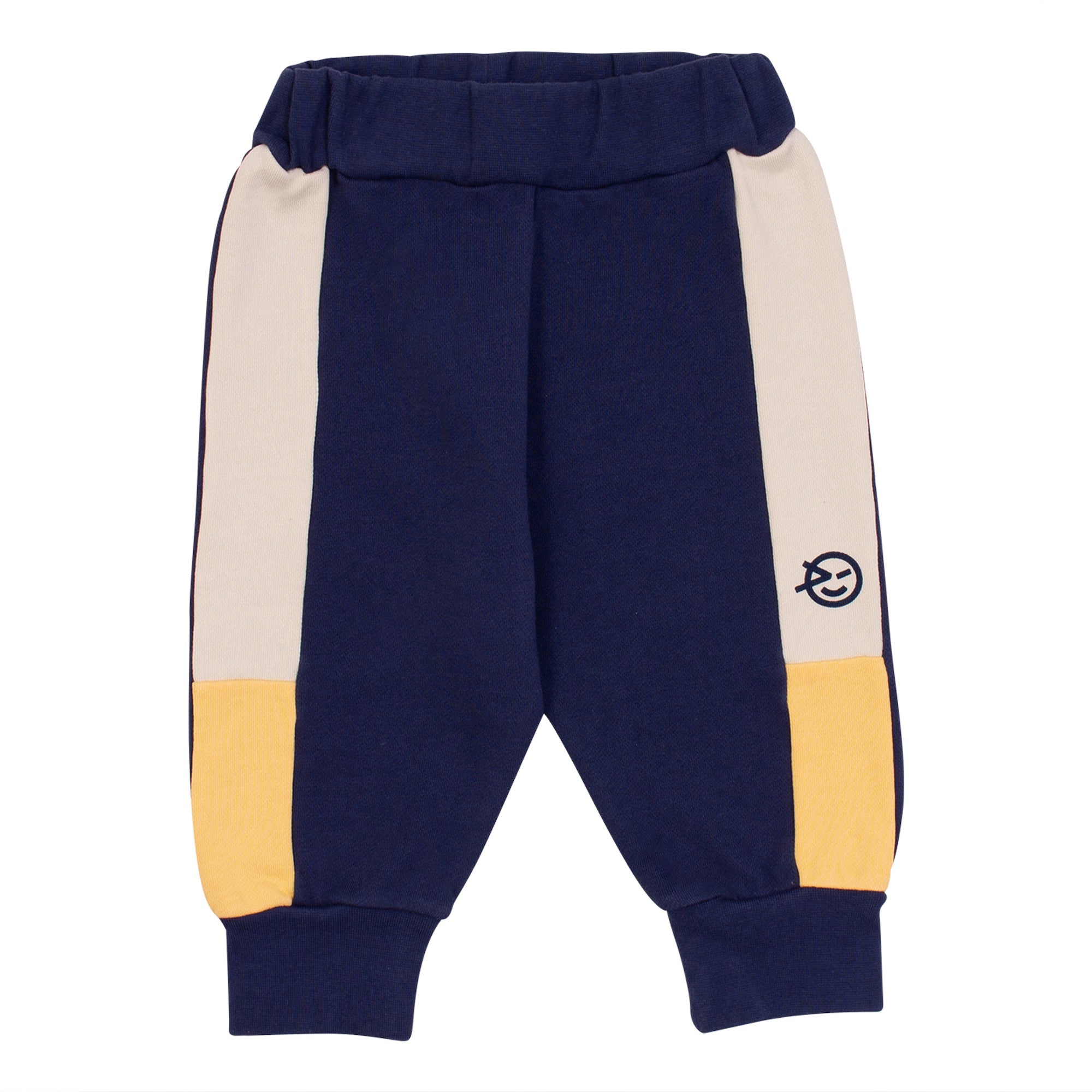 Baby Sail Track Pant - Navy/Pale Egg