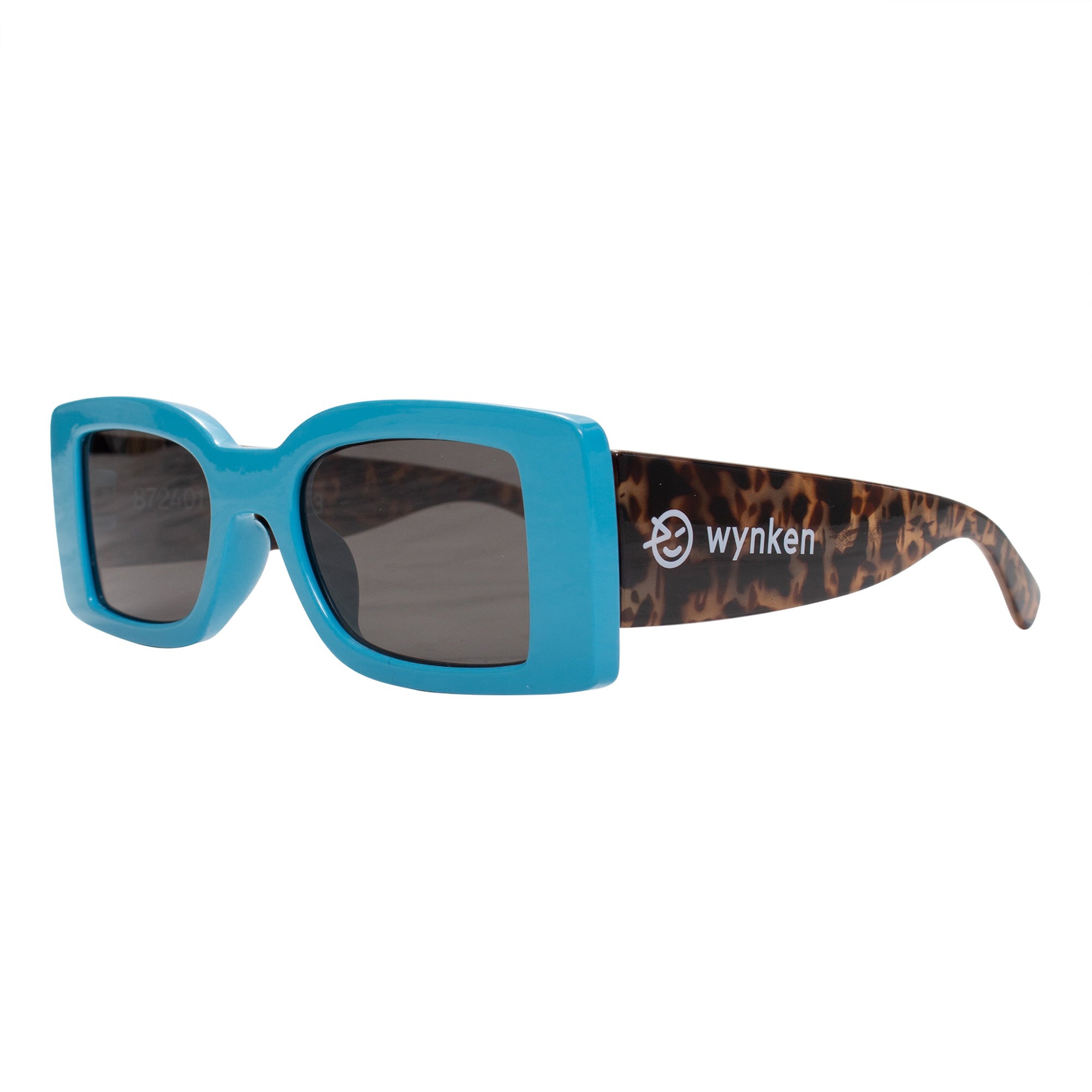 Pop Colour Uv Sunglasses - Turquoise/Tortoise Shell
