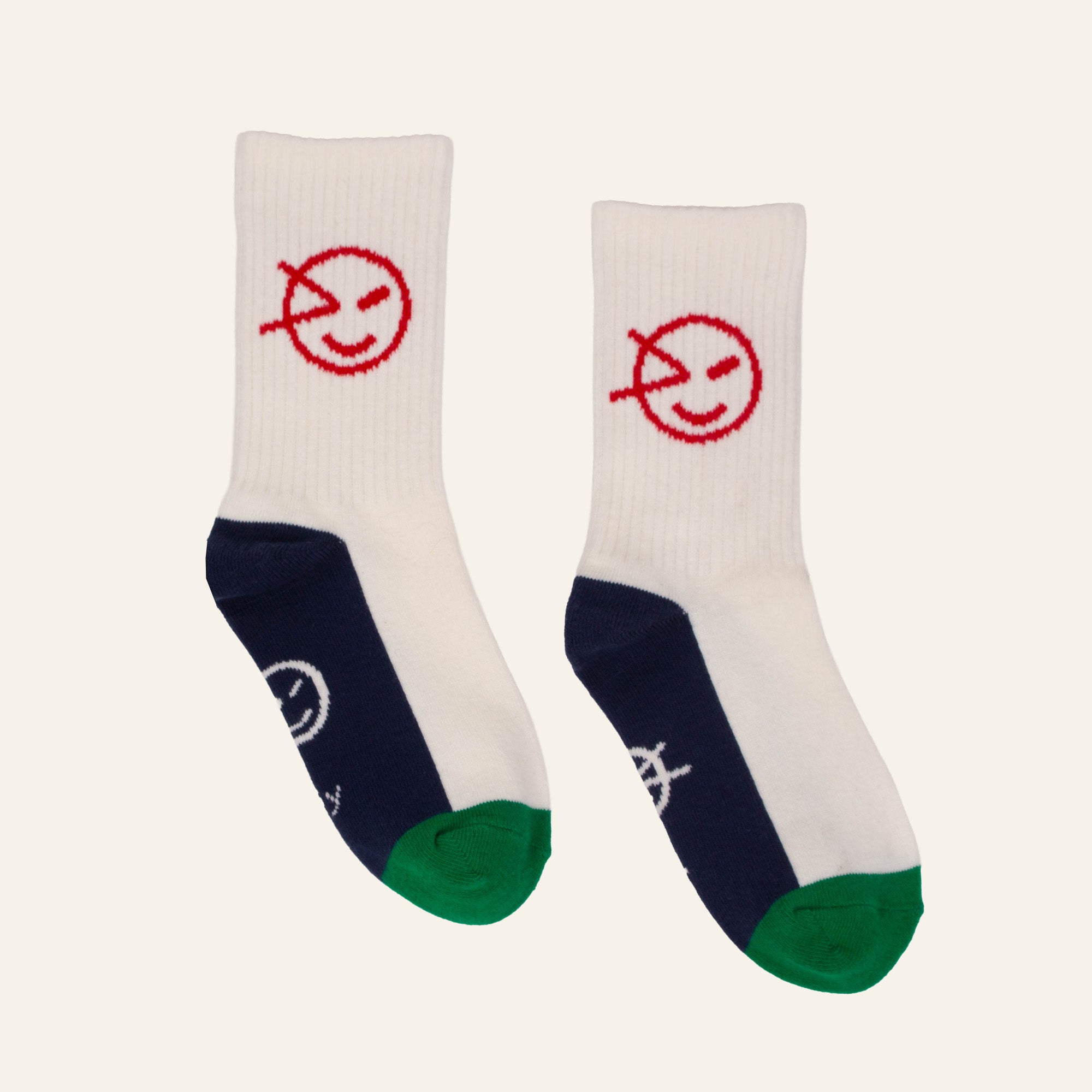 Scale Sock - Ecru Mix