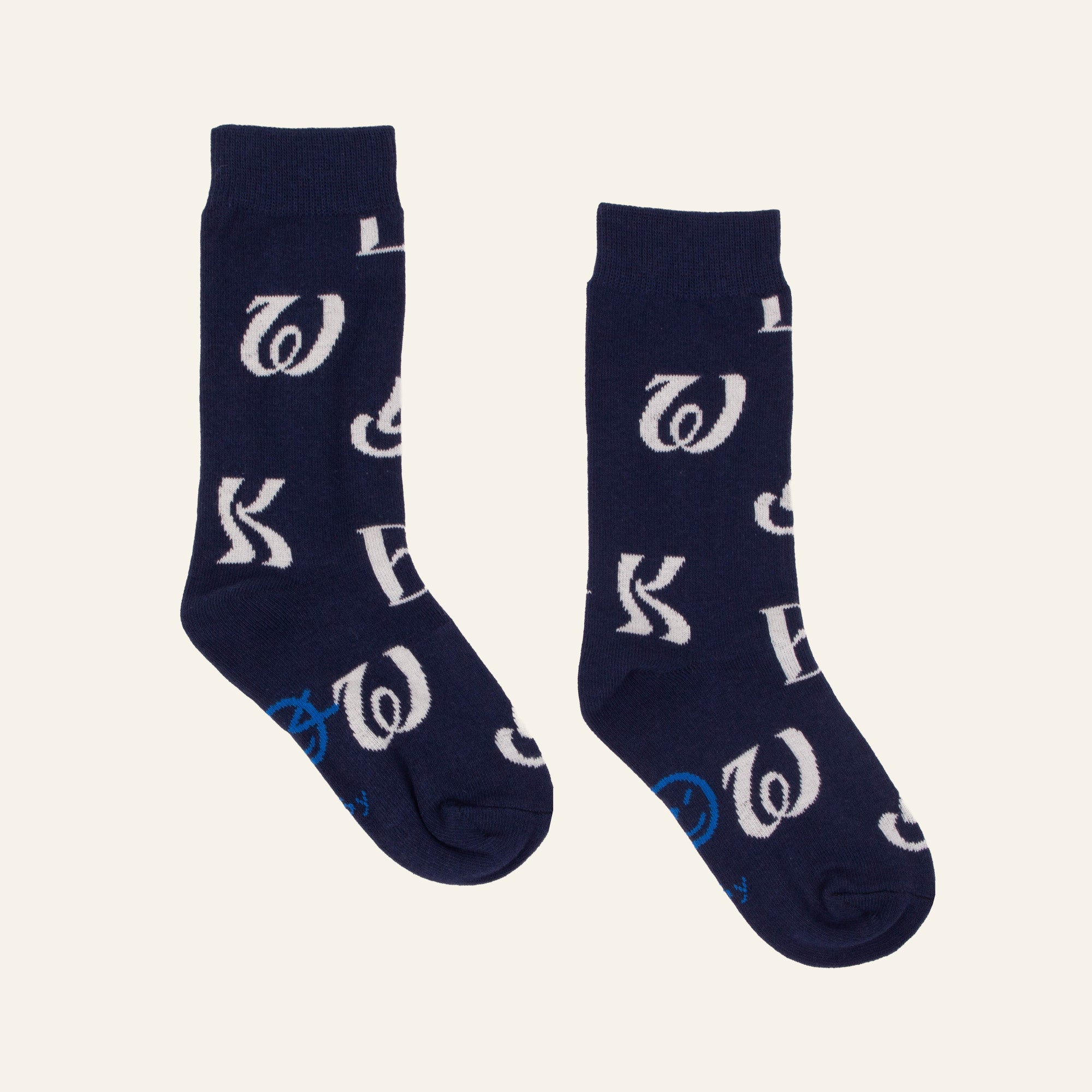 Tempo Sock - Navy / Ecru