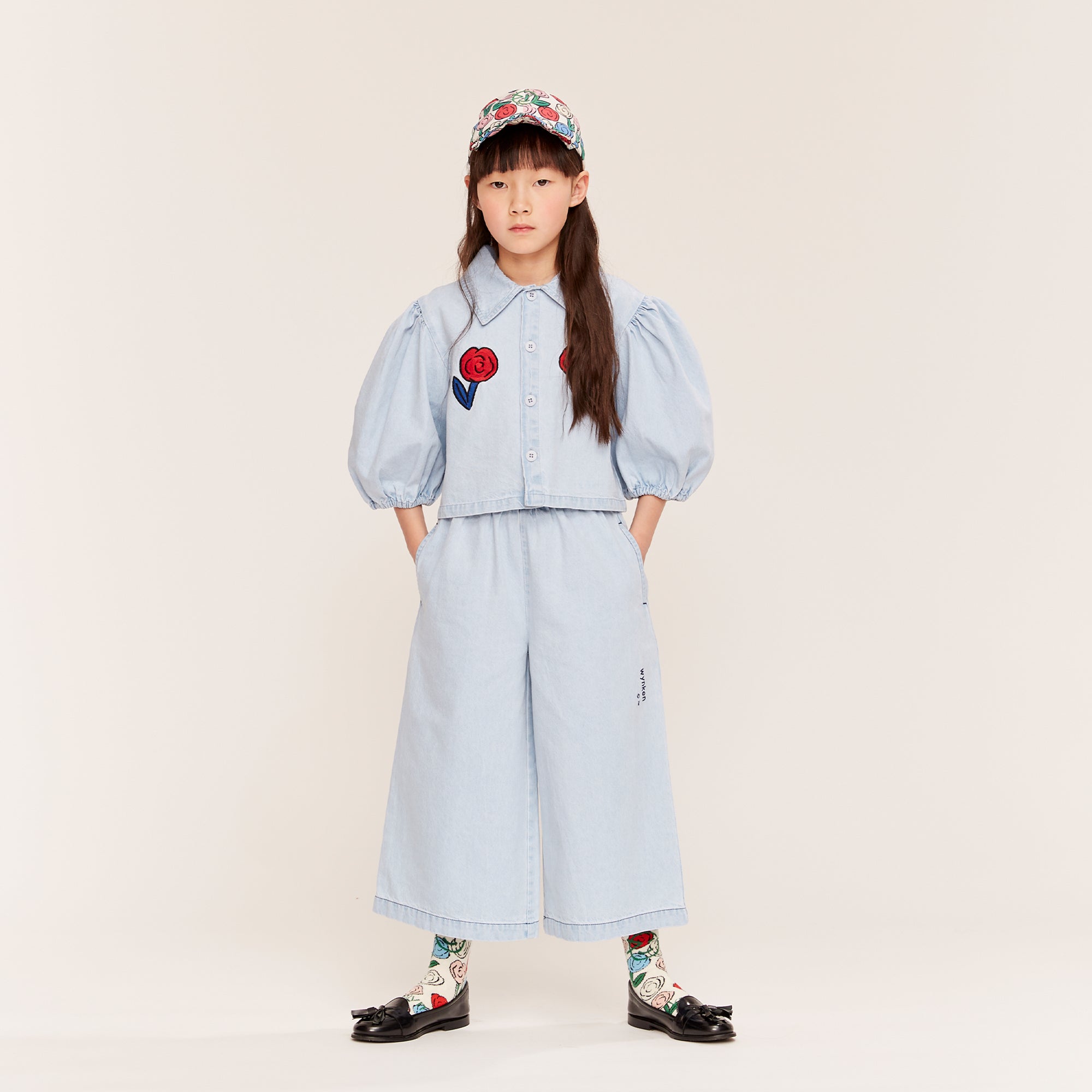 Annka Bolero Jacket Denim - Pale Bleached Wash