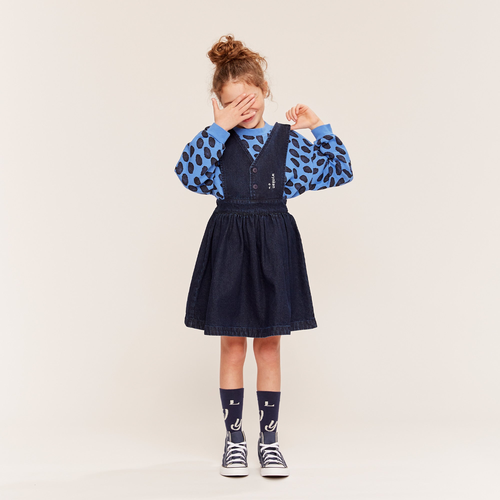 Annka Pinafore - Rinse Wash