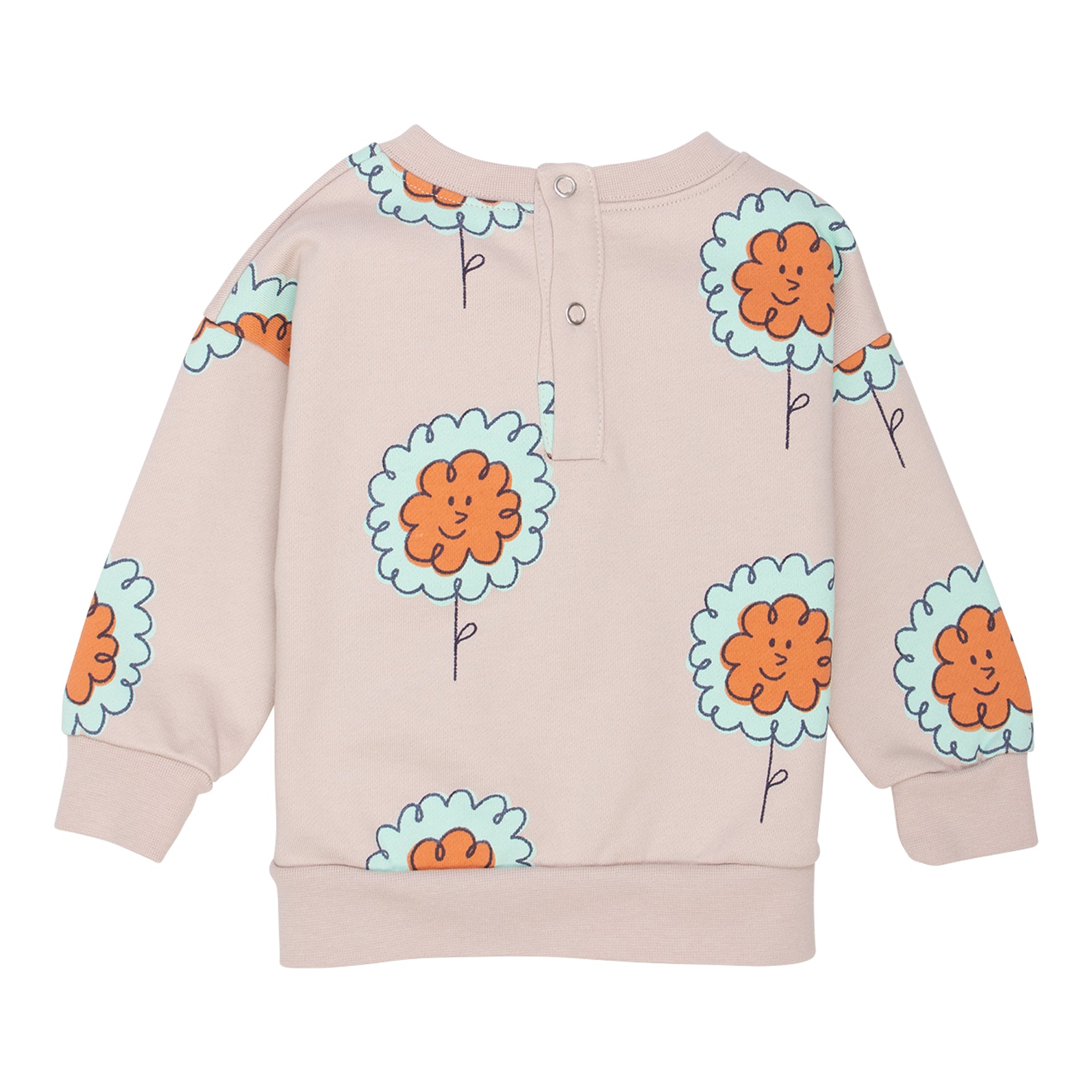 Baby Ruffle Sweat - Cool Grey