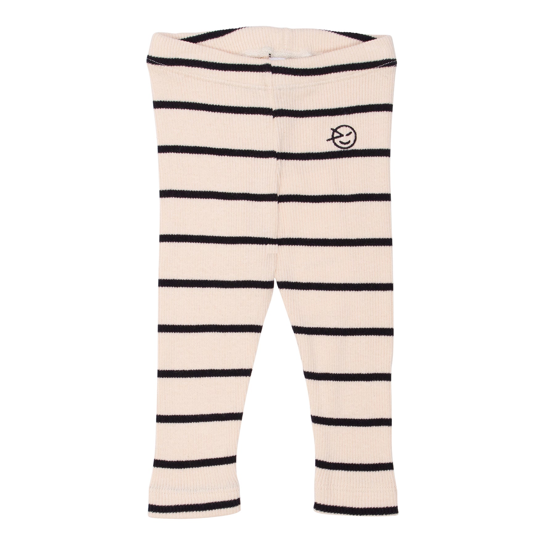 Baby Luna Legging - Ecru / Black