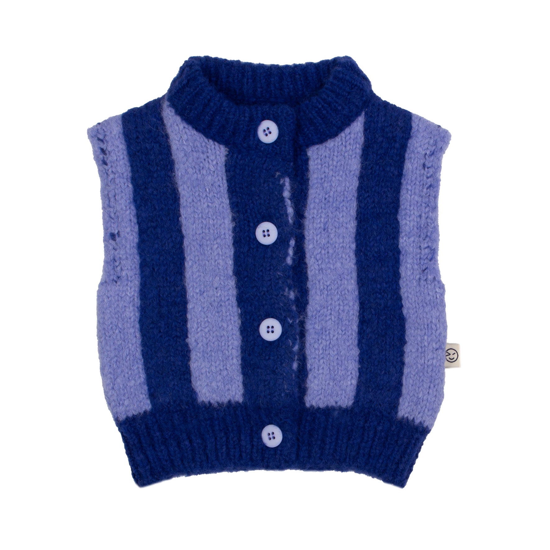 Baby Sator Waistcoat - Pale Blue / Night Blue