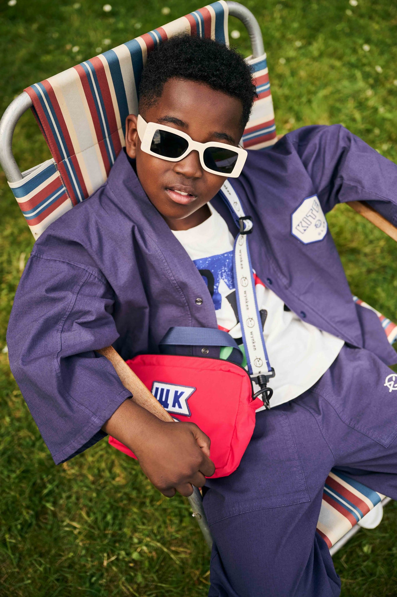 Pop Colour Uv Sunglasses - Tide White