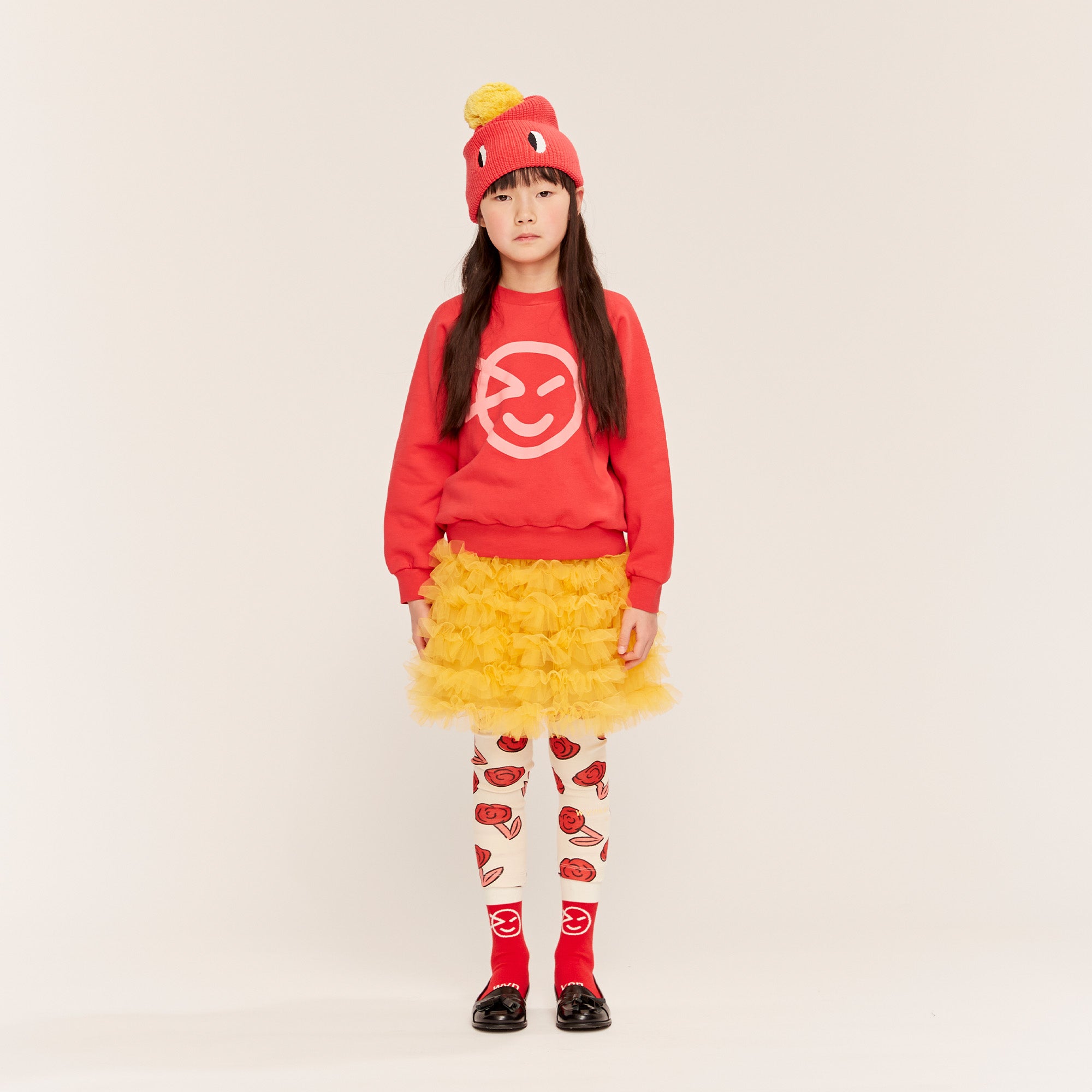 Fancy Net Skirt - Yolk Yellow