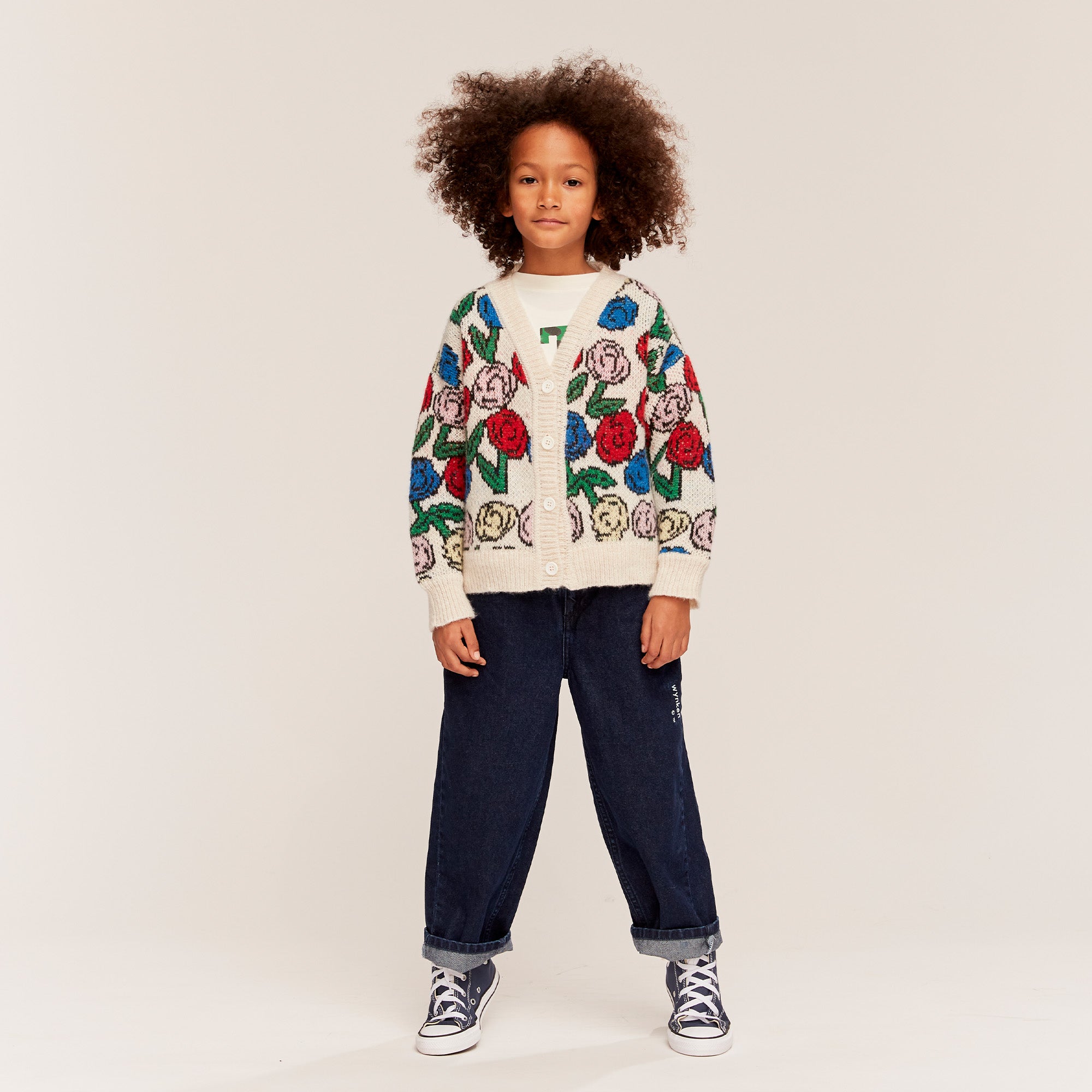 Kukka Cardigan - Floral Colour