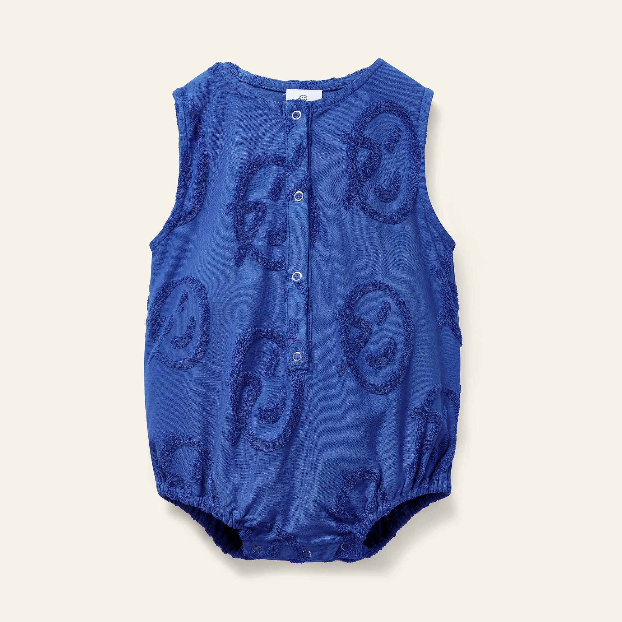 Mini Jersey Romper - Klein Blue Logo