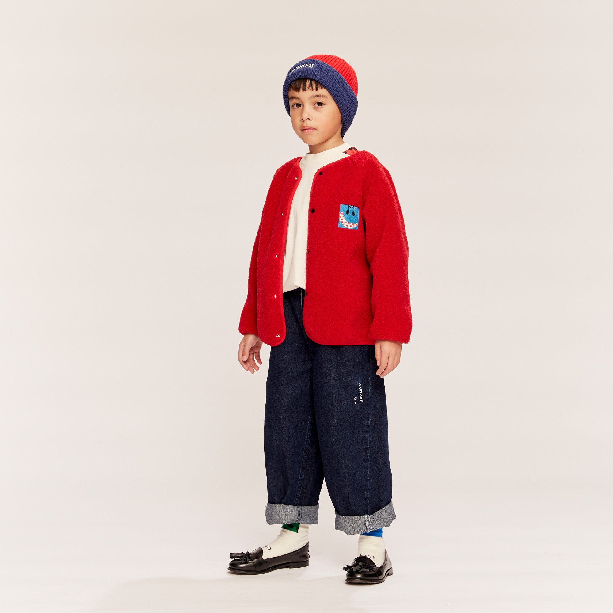 Presto Beanie - Ladybird Red / Navy