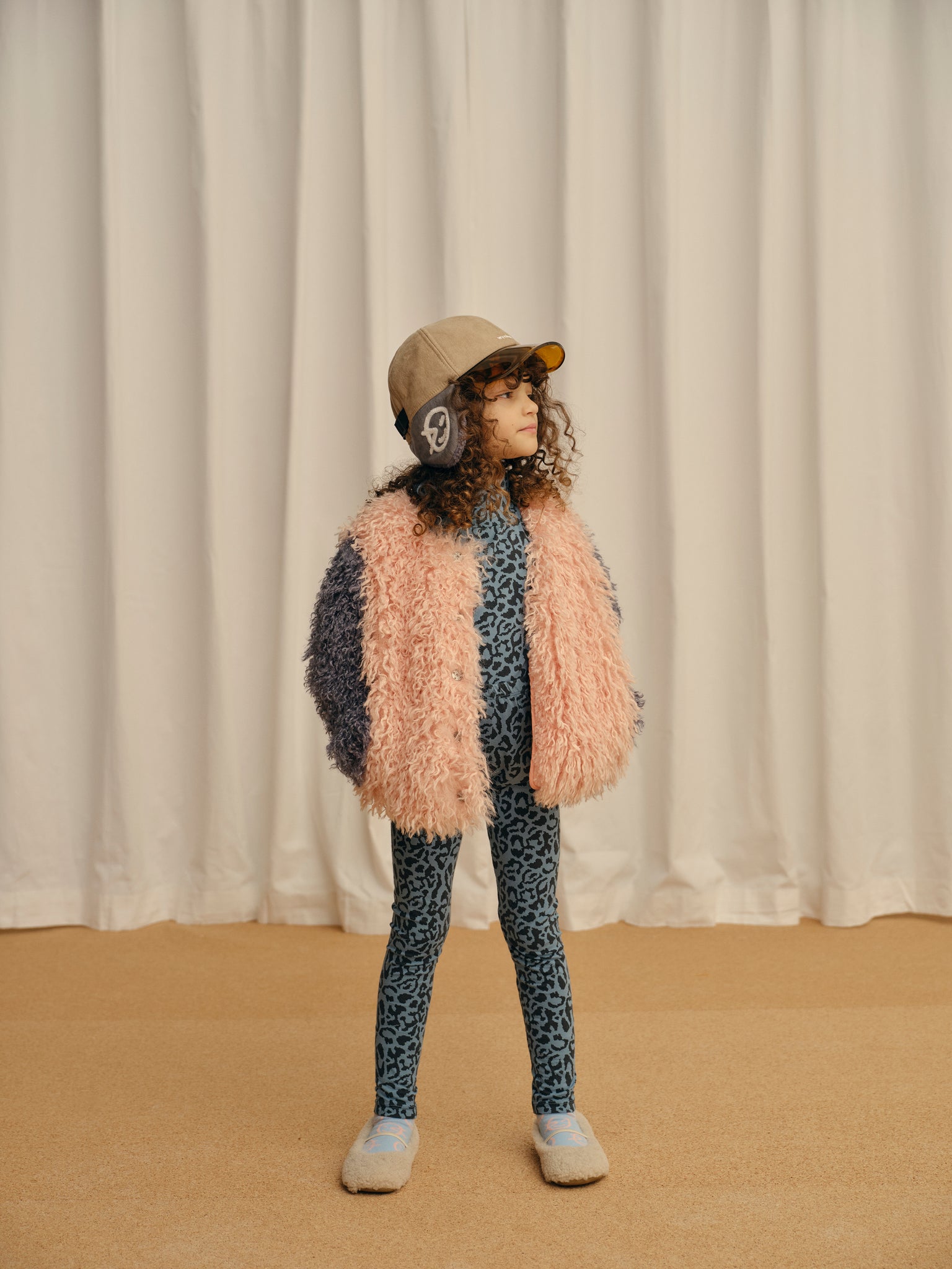 Luna Roll Neck - Frosted Green Animal Print