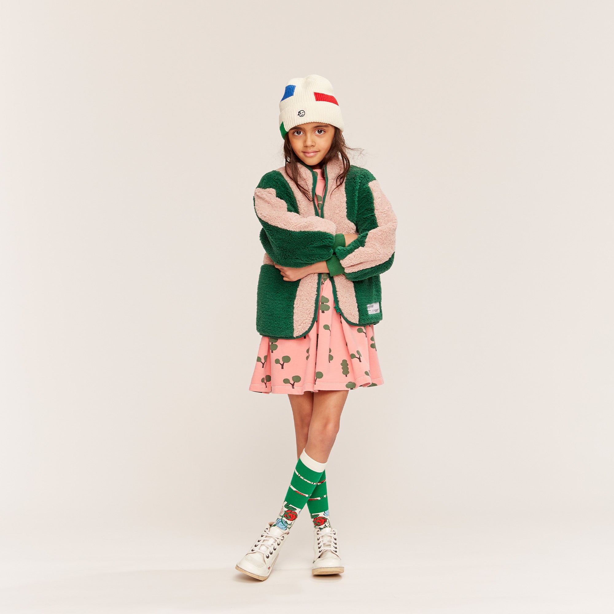Wilderness Jacket - Blush Pink / Python Green