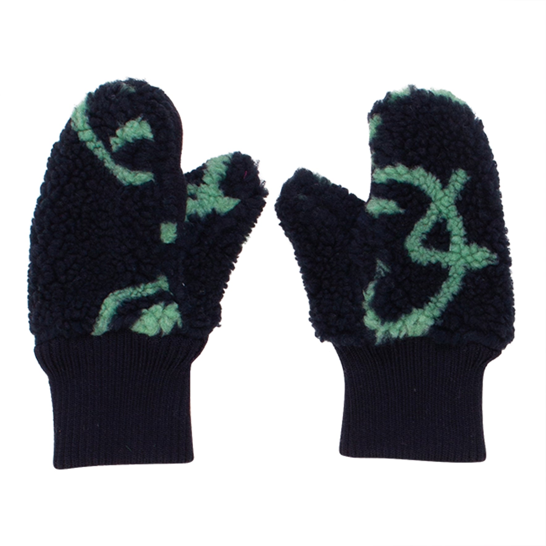 Mitten - Navy / Kit Green