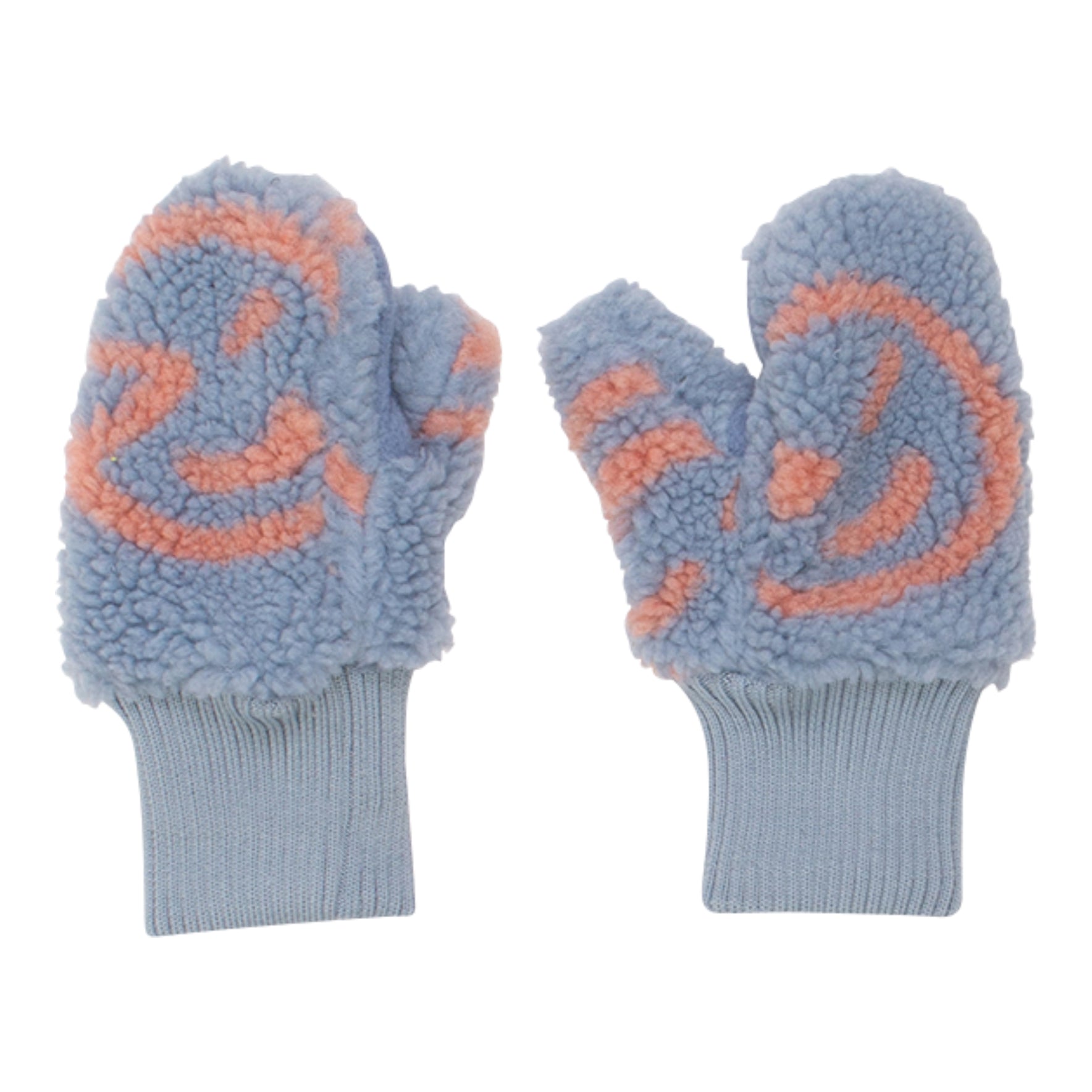 Mitten - Pale Blue / Plush Pink