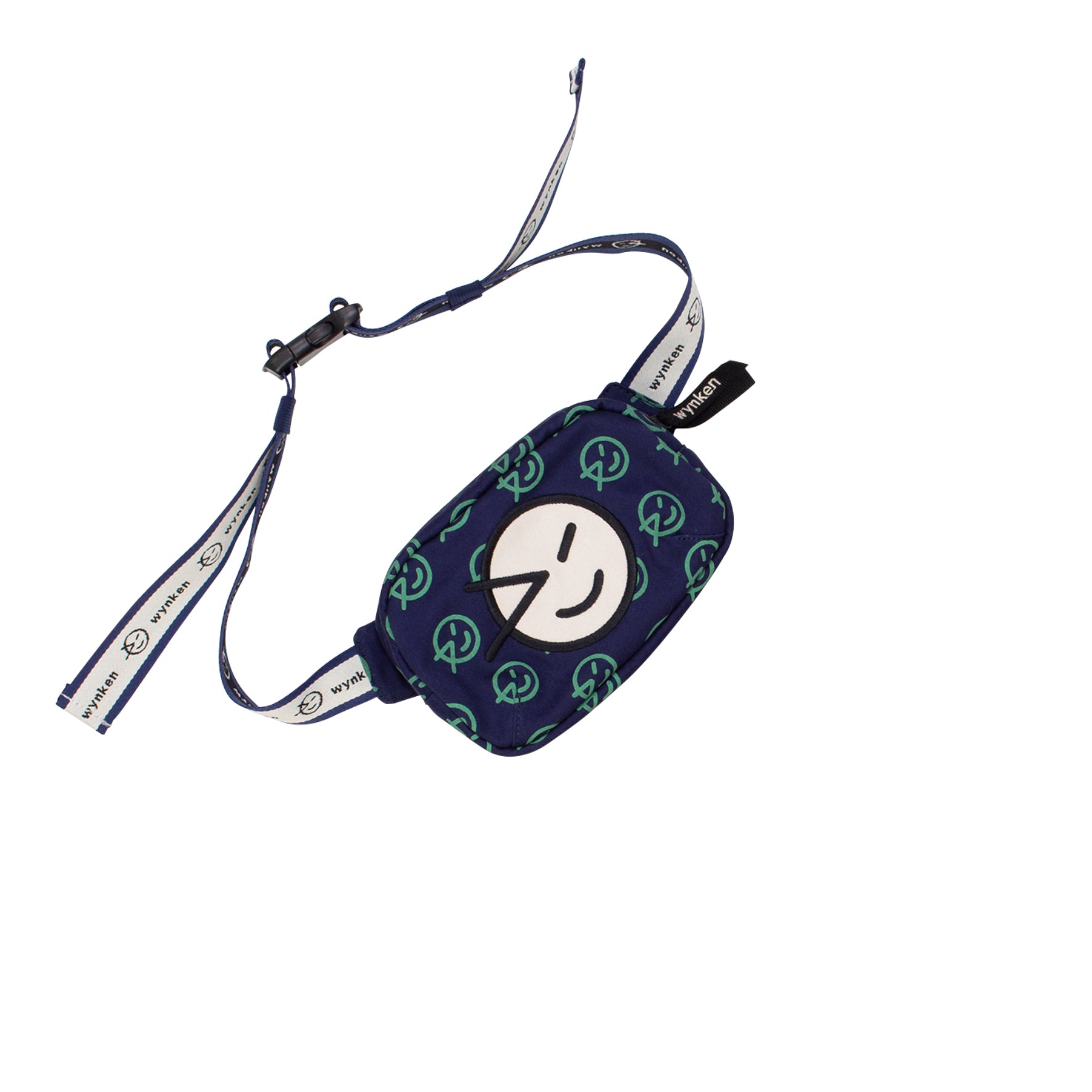 Cross Body Bag - Navy / Kit Green