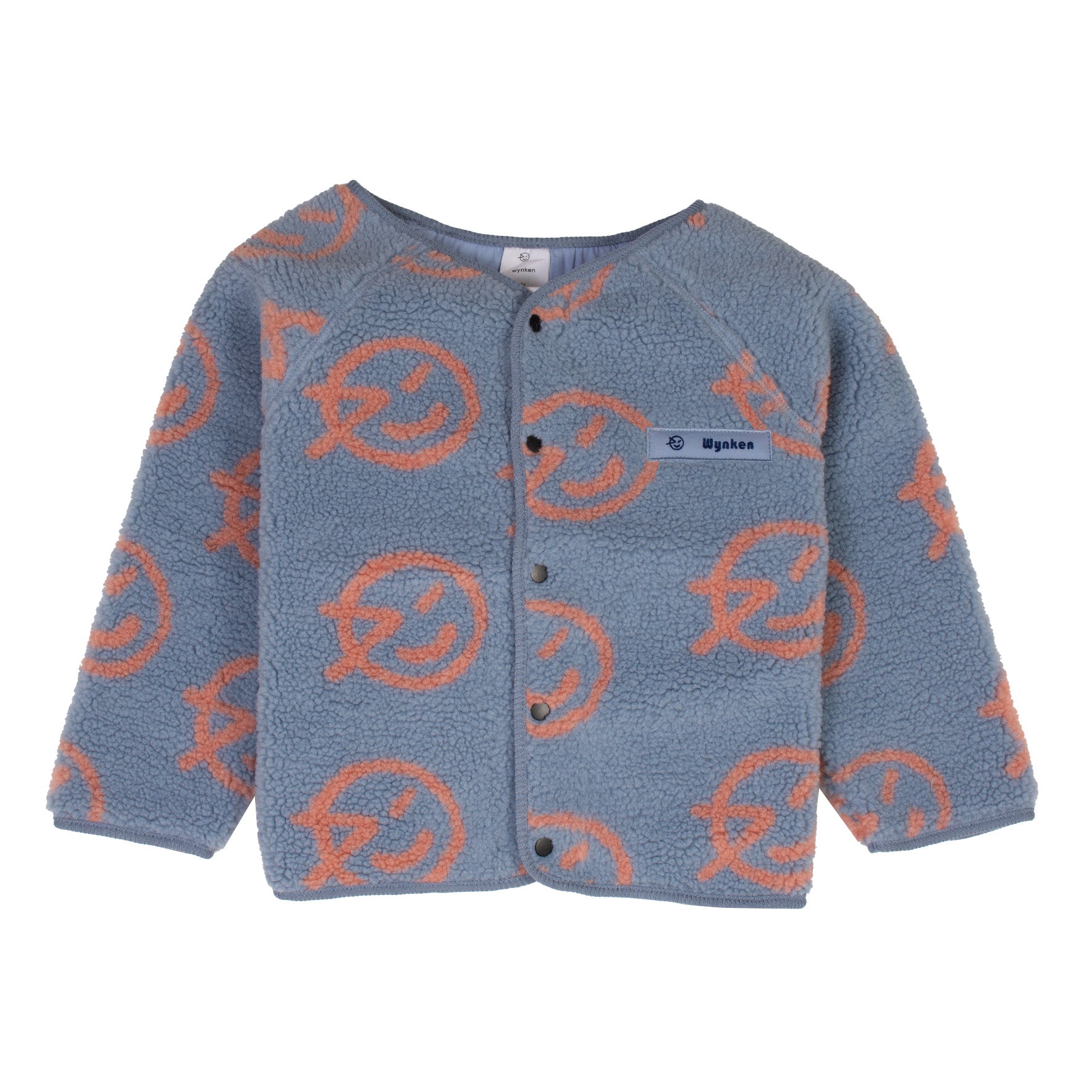 Wynken Long Bomber - Pale Blue / Plush Pink