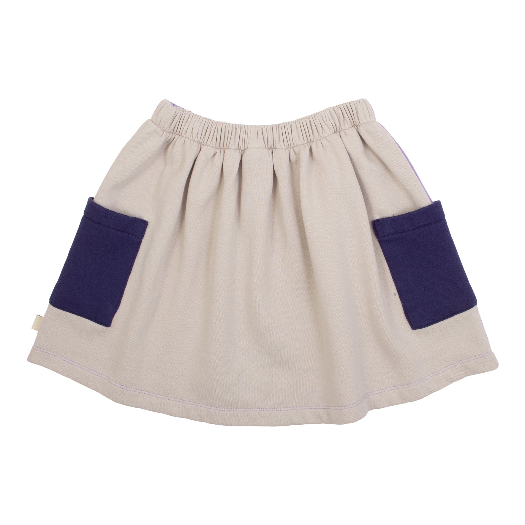 Panel Pocket Skirt - Lilac / Cool Grey / Navy
