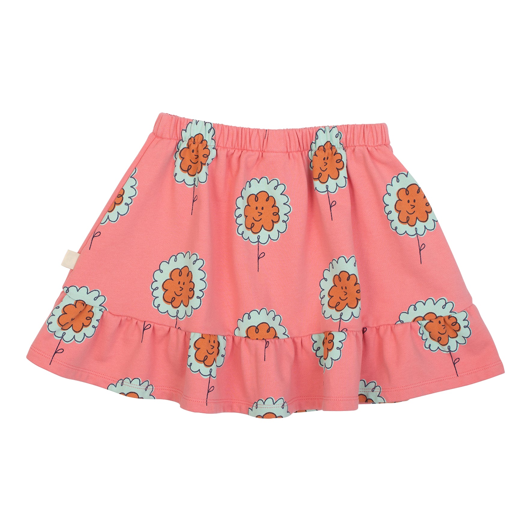 Ruffle Skirt Plush Pink