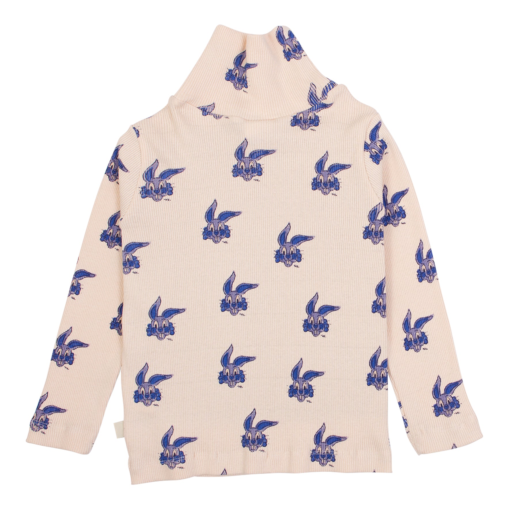 Soft Luna Roll Neck - Lilac / Blue