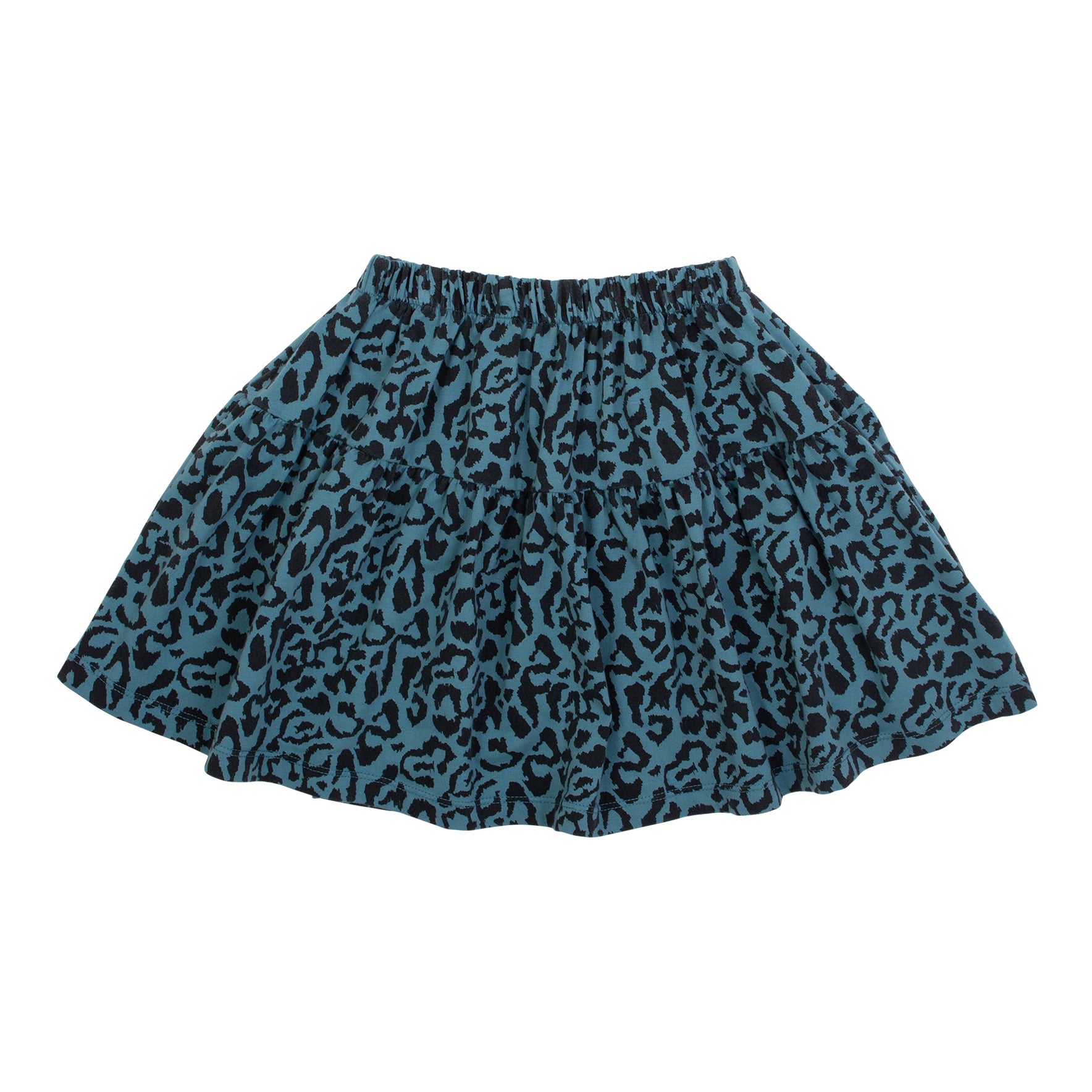 Stelle Animal Skirt - Frosted Green Animal Print