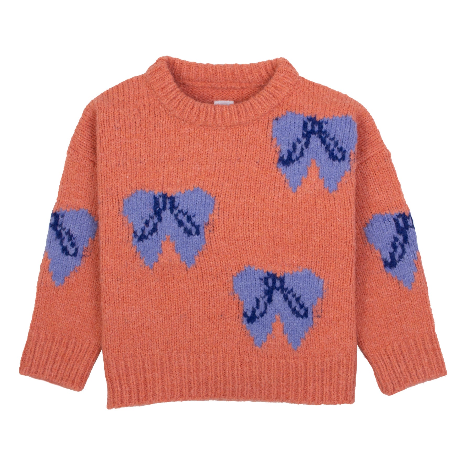 Bow Jumper - Deep Peach