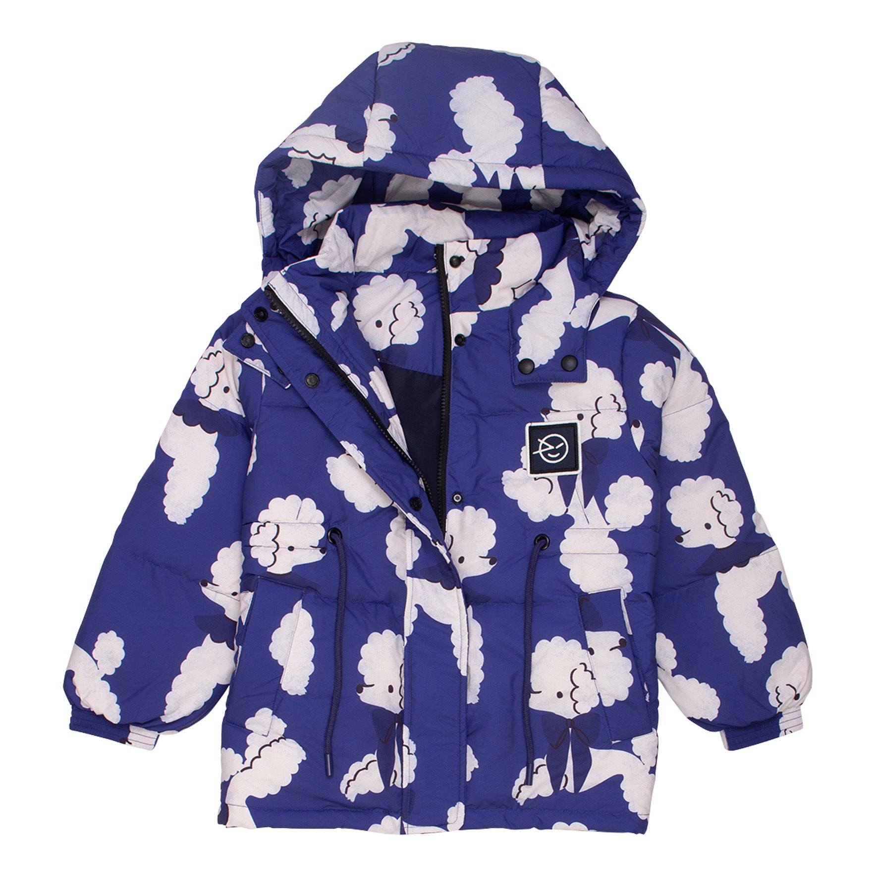 Bonchino Short Down Coat - Navy