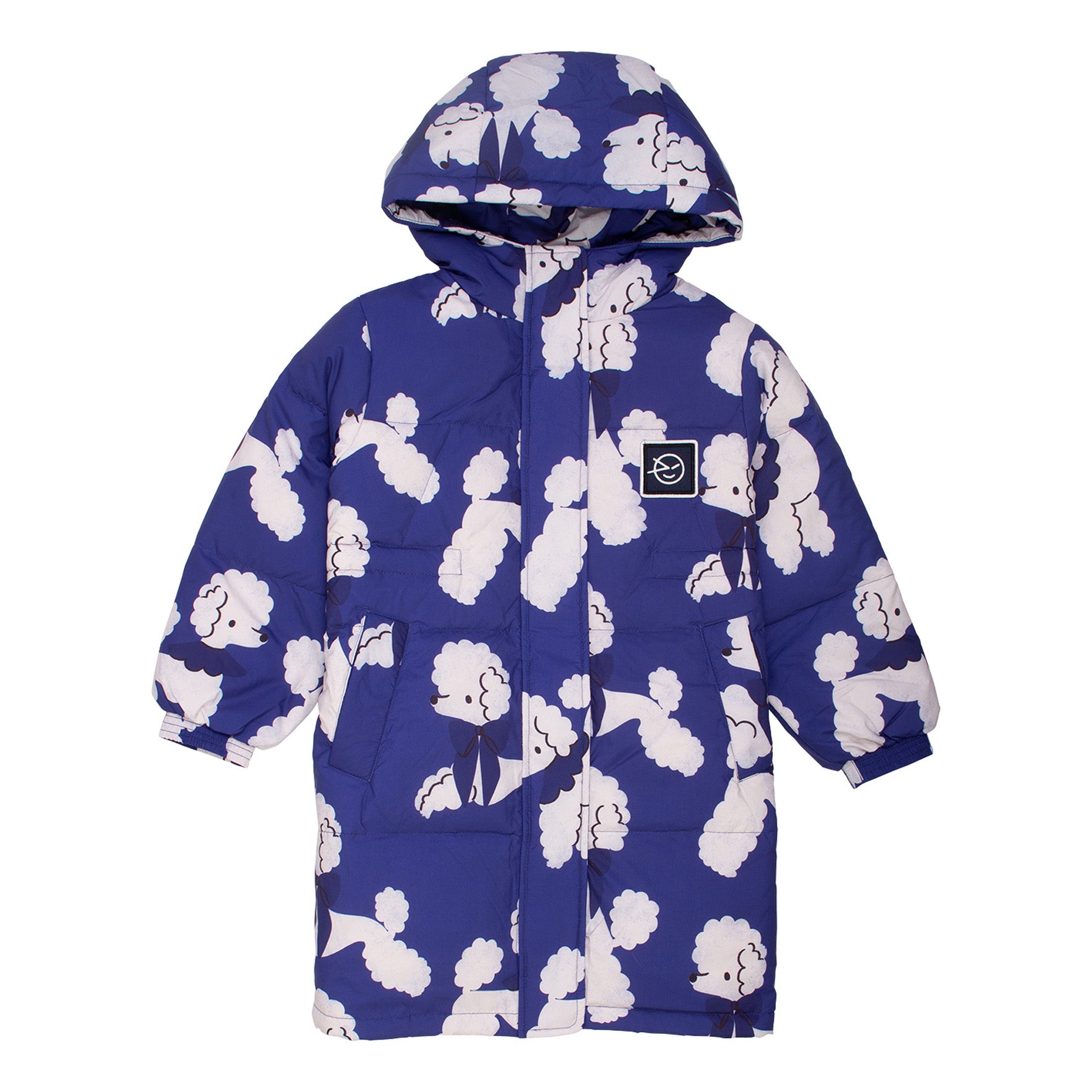 Bonchino Long Down Coat - Navy