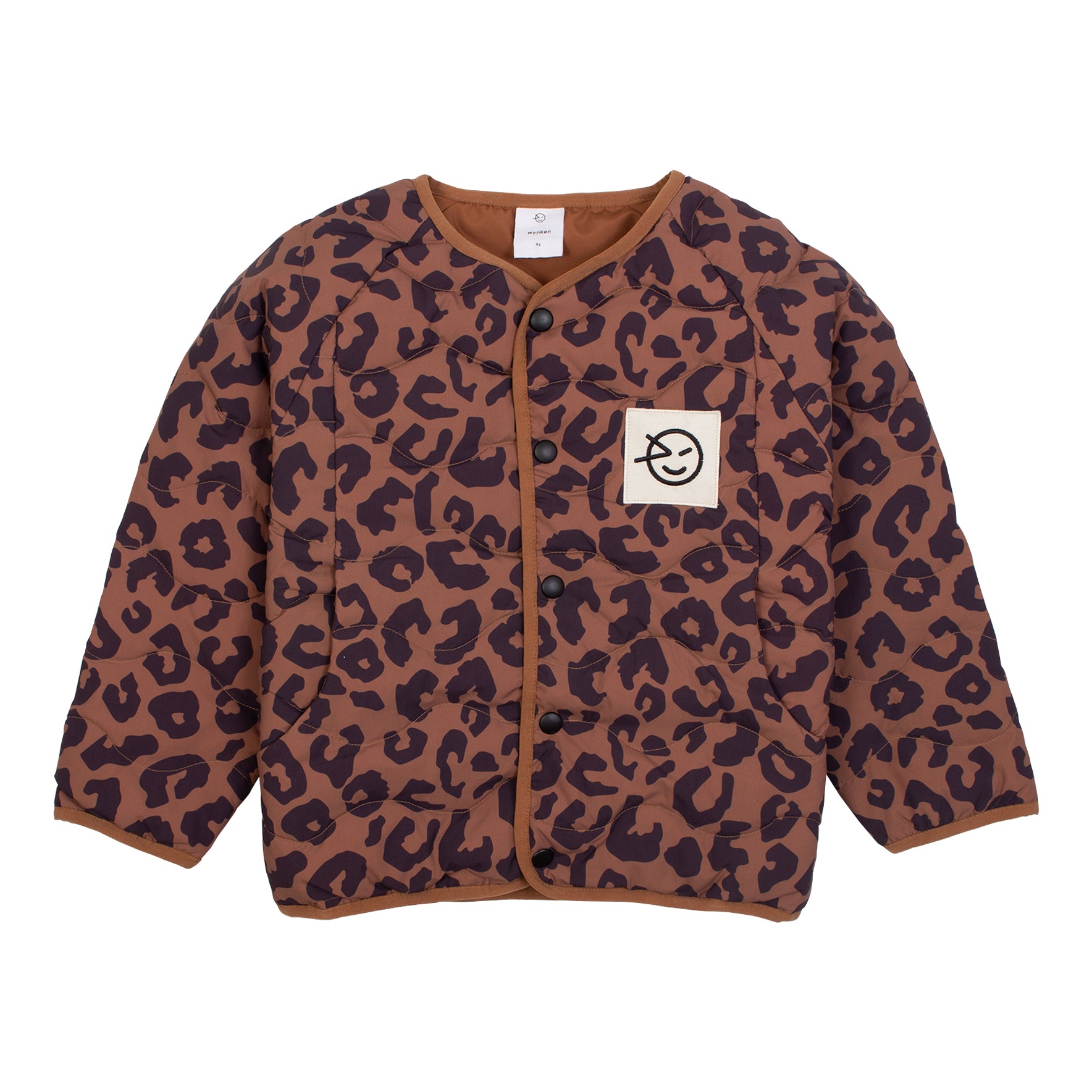 Daily Down Jacket - Brun Animal Print