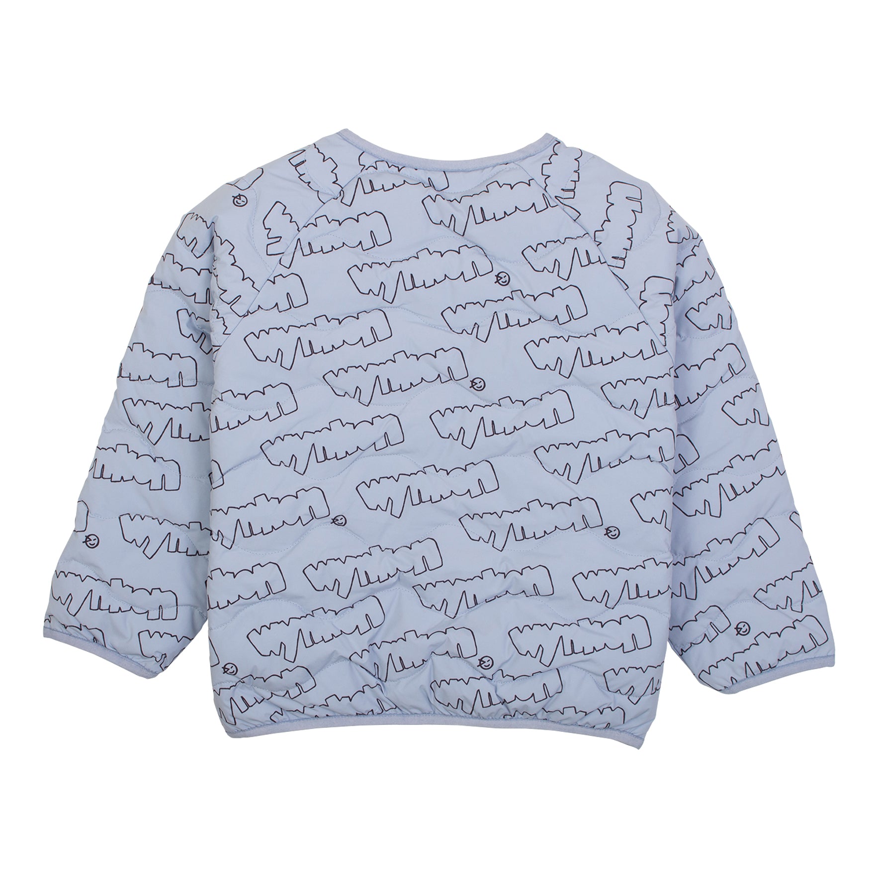Daily Down Jacket - Pale Blue Tm Print