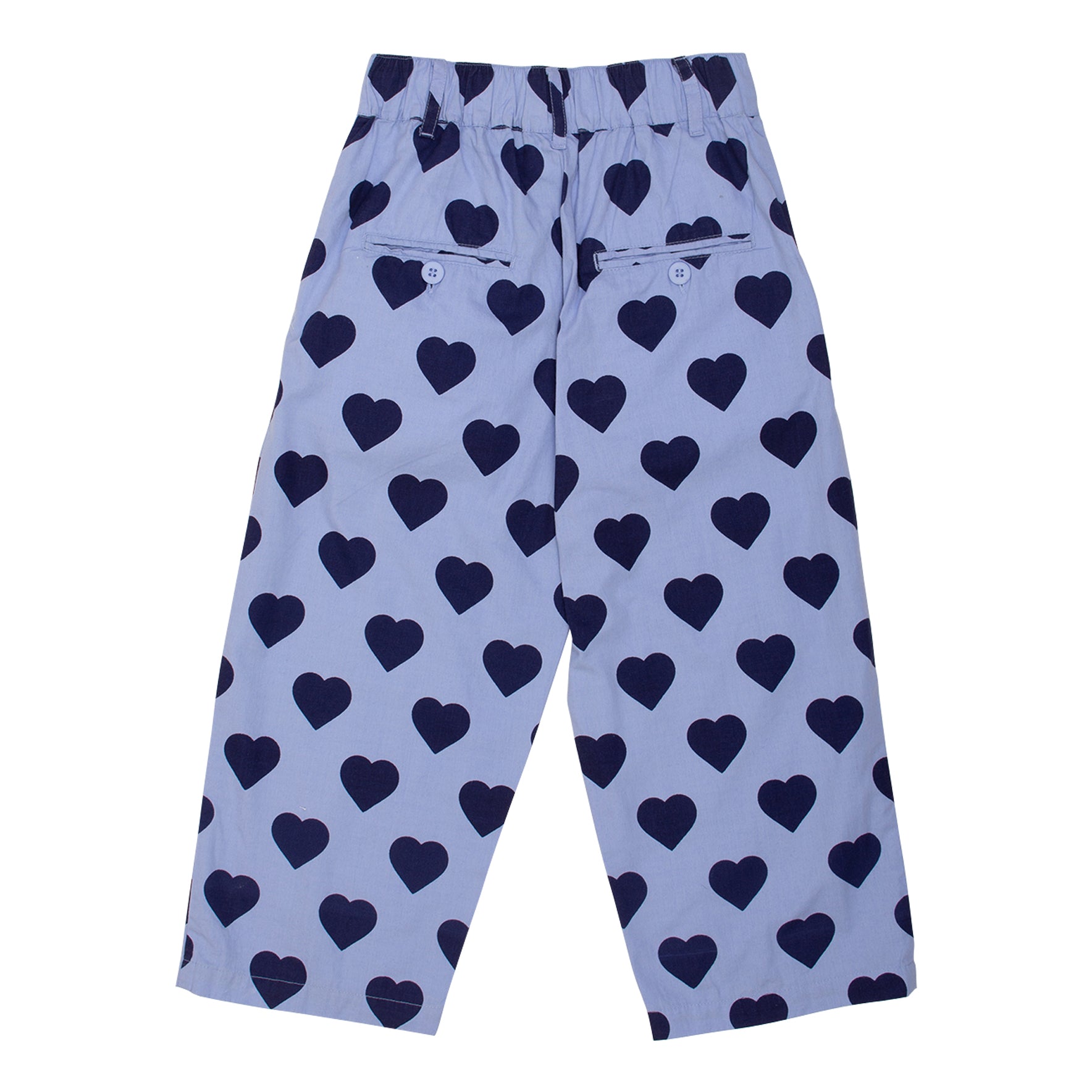 Tailored Pant - Blue Hearts
