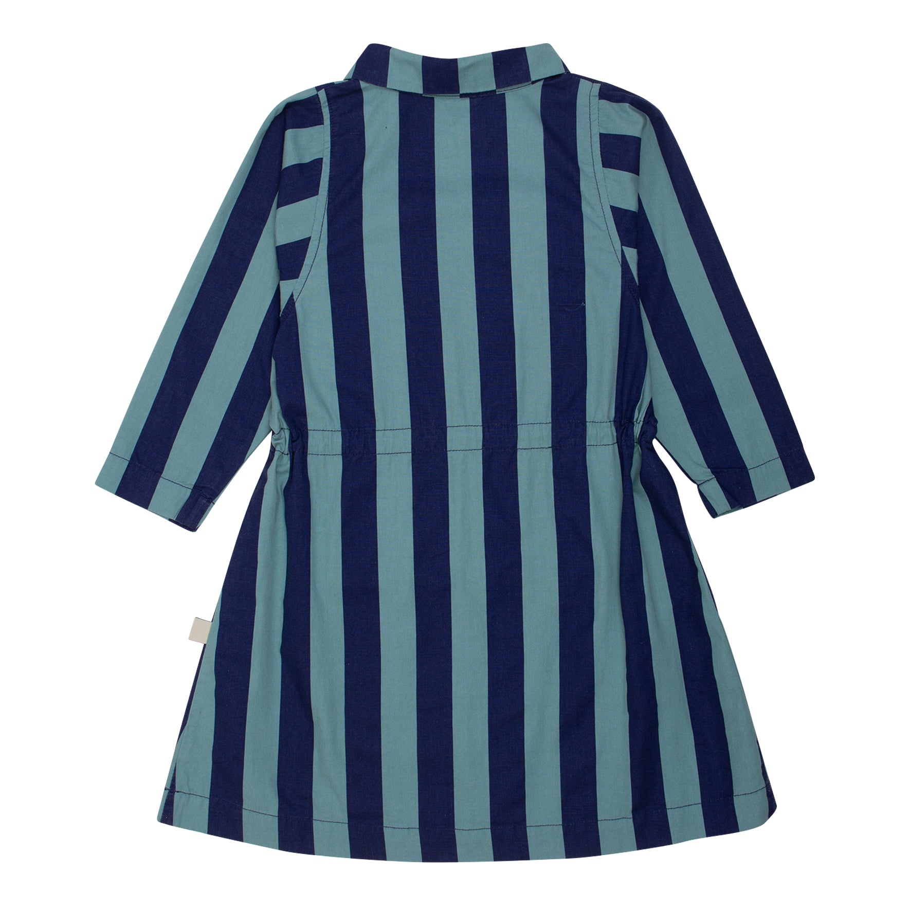 Riga Dress - Soft Green Stripe