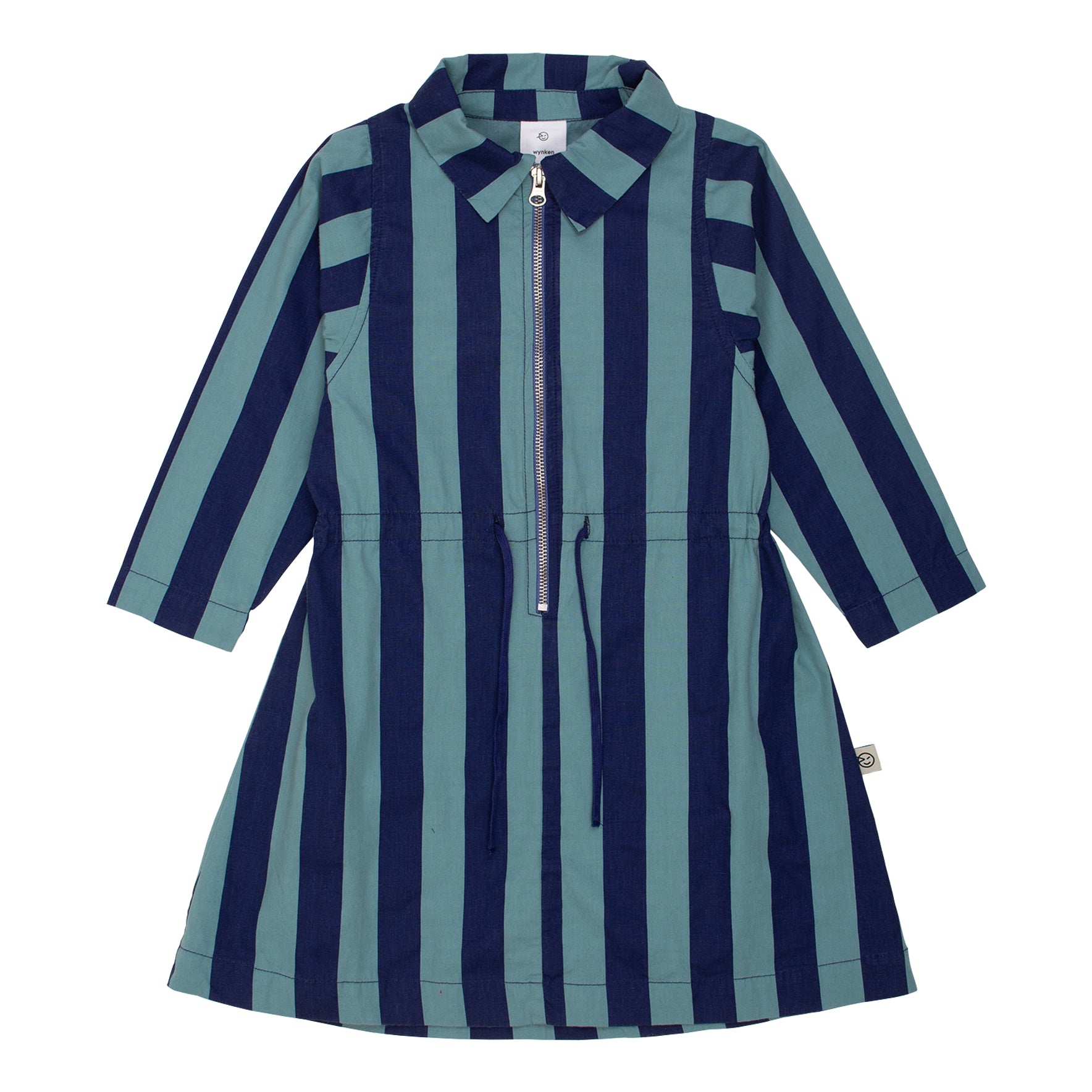 Riga Dress - Soft Green Stripe