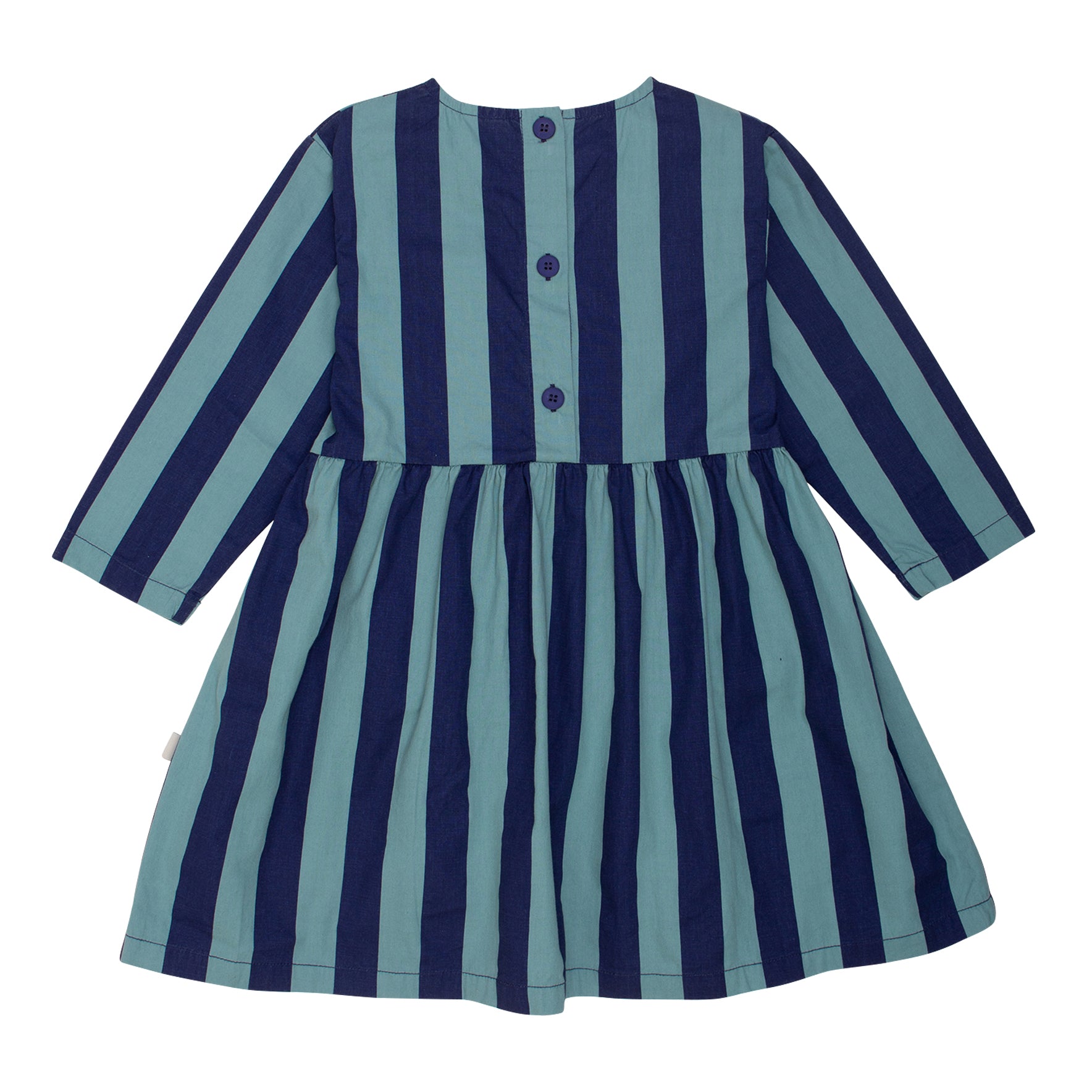 Swing Dress - Soft Green Stripe