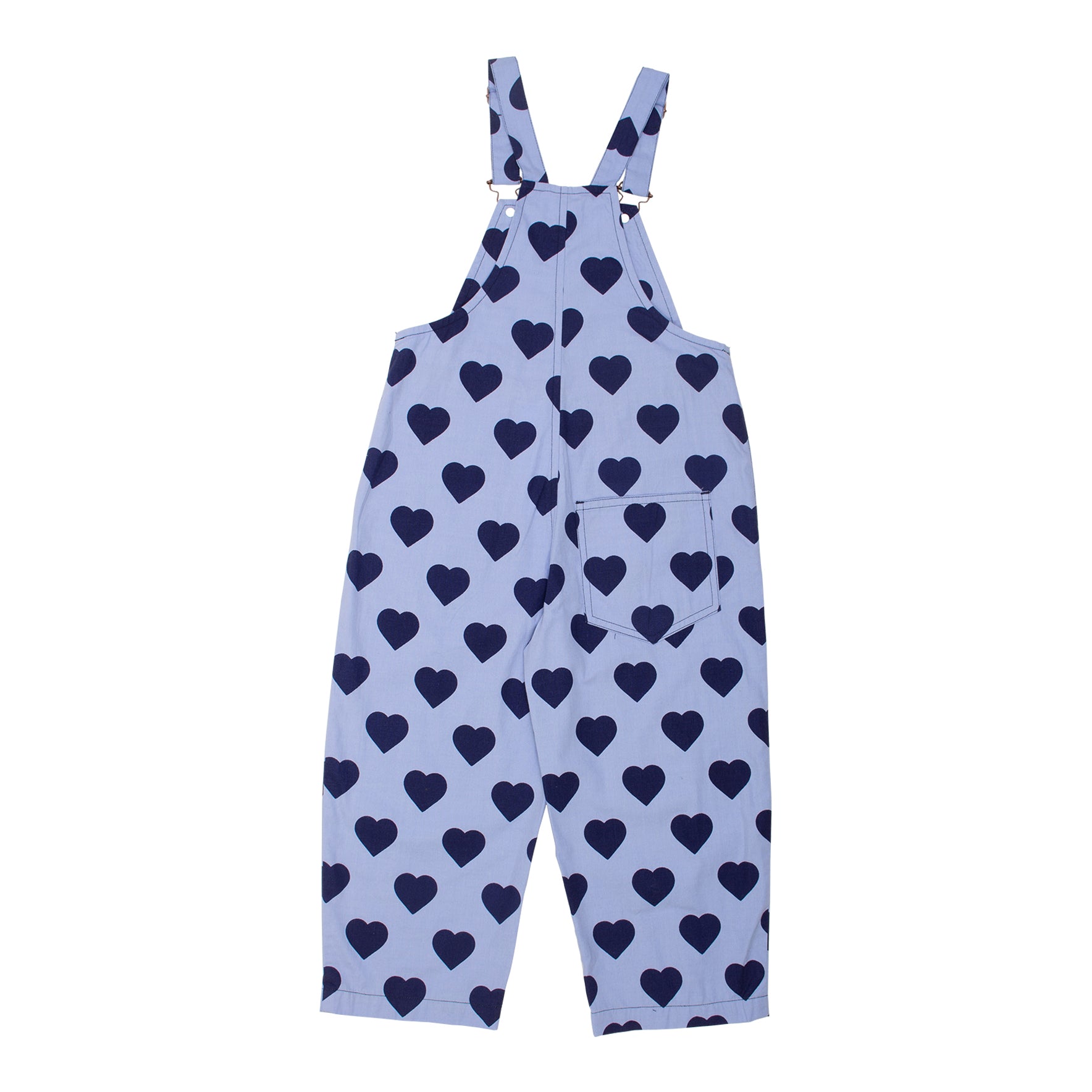 Cuore Dungaree - Blue Hearts