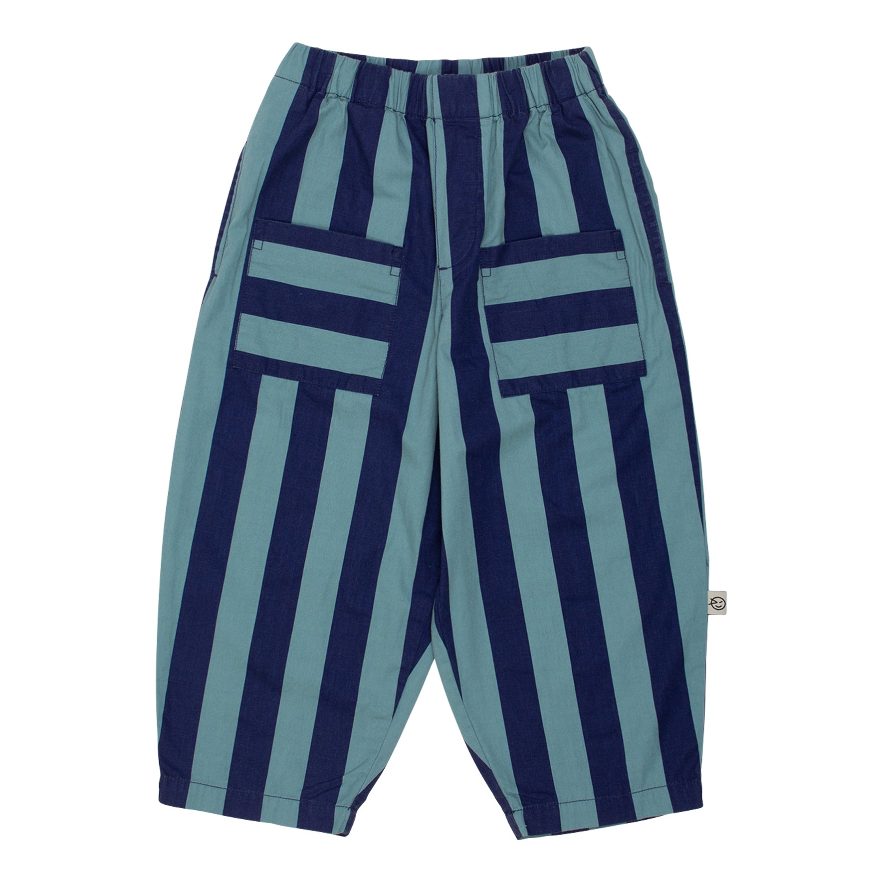 Otte Pocket Pant - Soft Green Stripe