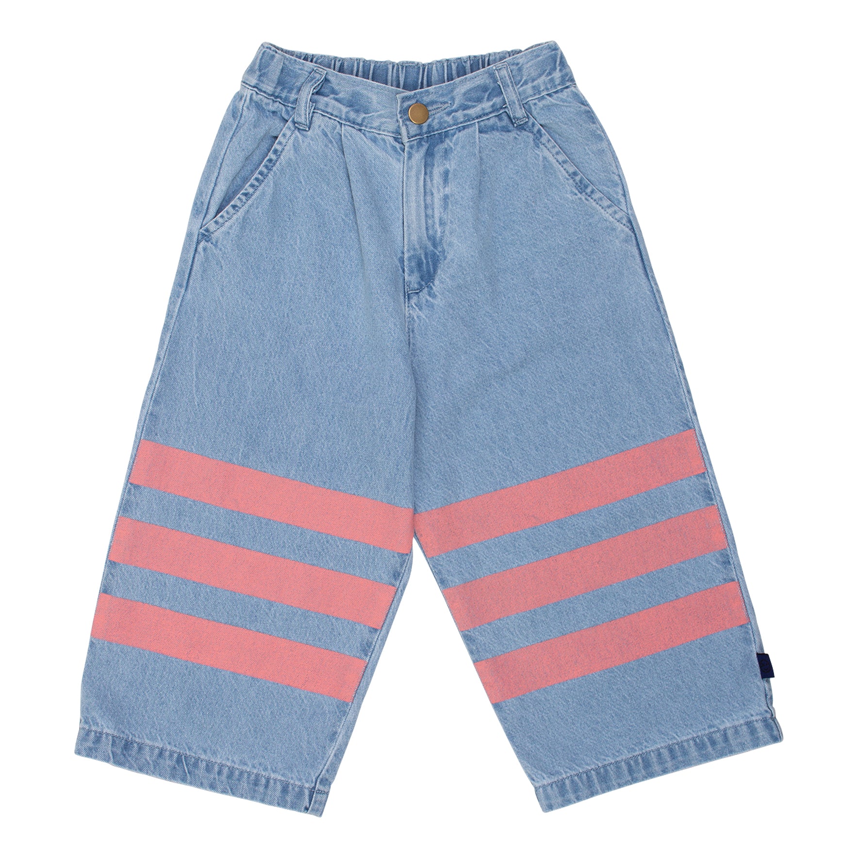 Bande Jean - Plush Pink / Pale Bleach Denim