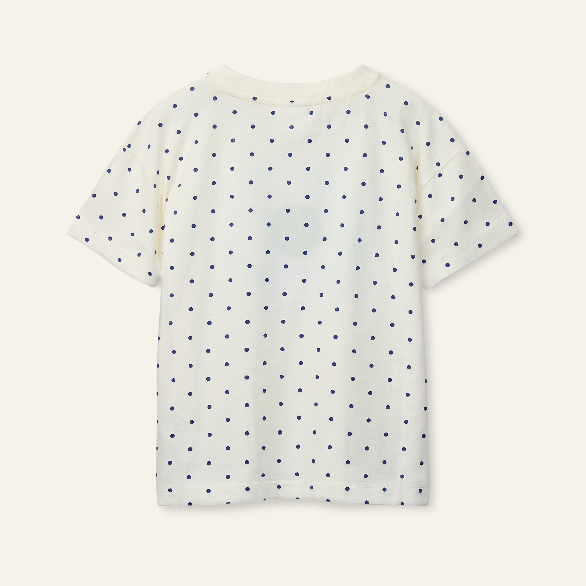 Wynken Tee - Ecru / Sky Blue