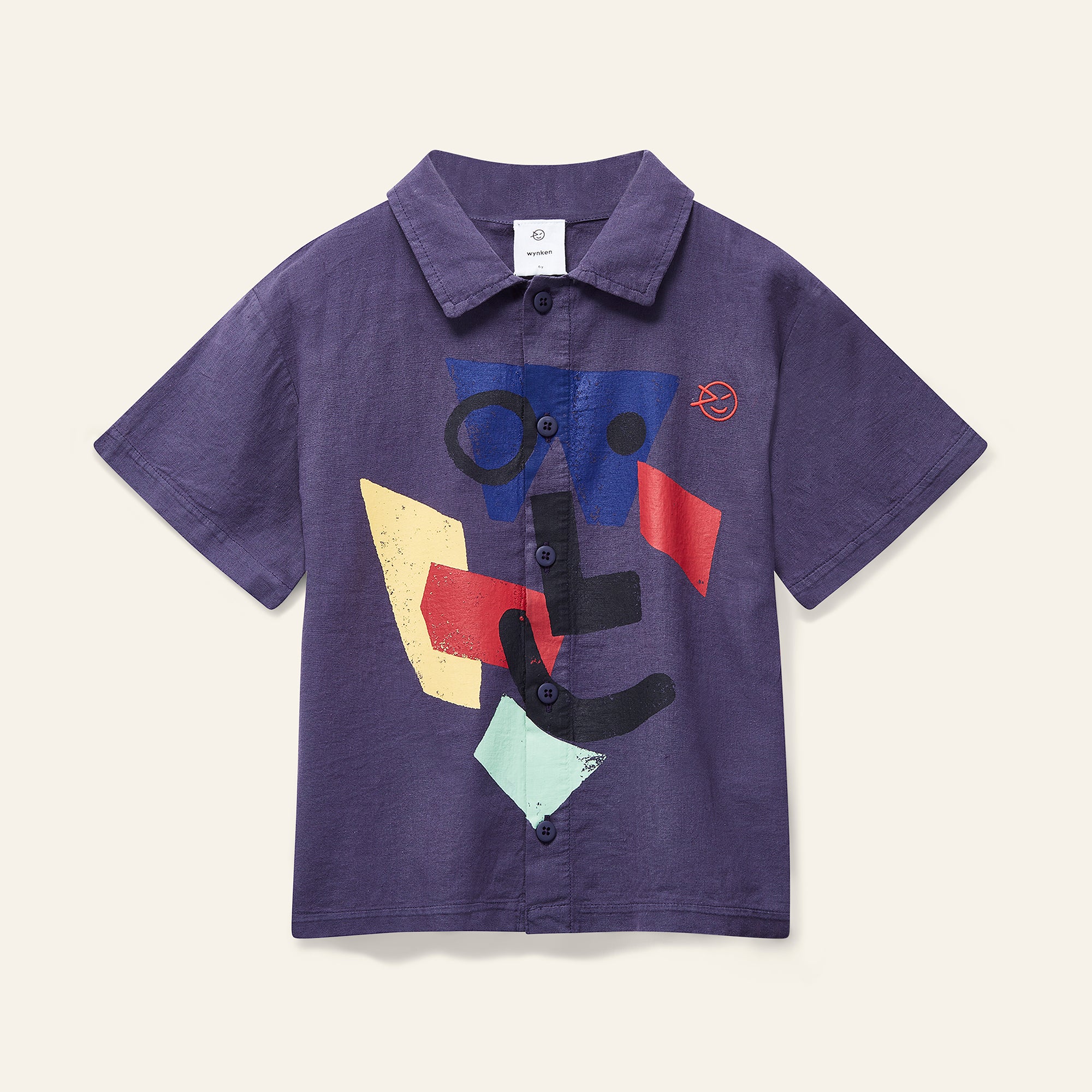 Camp Collar Shirt - Navy