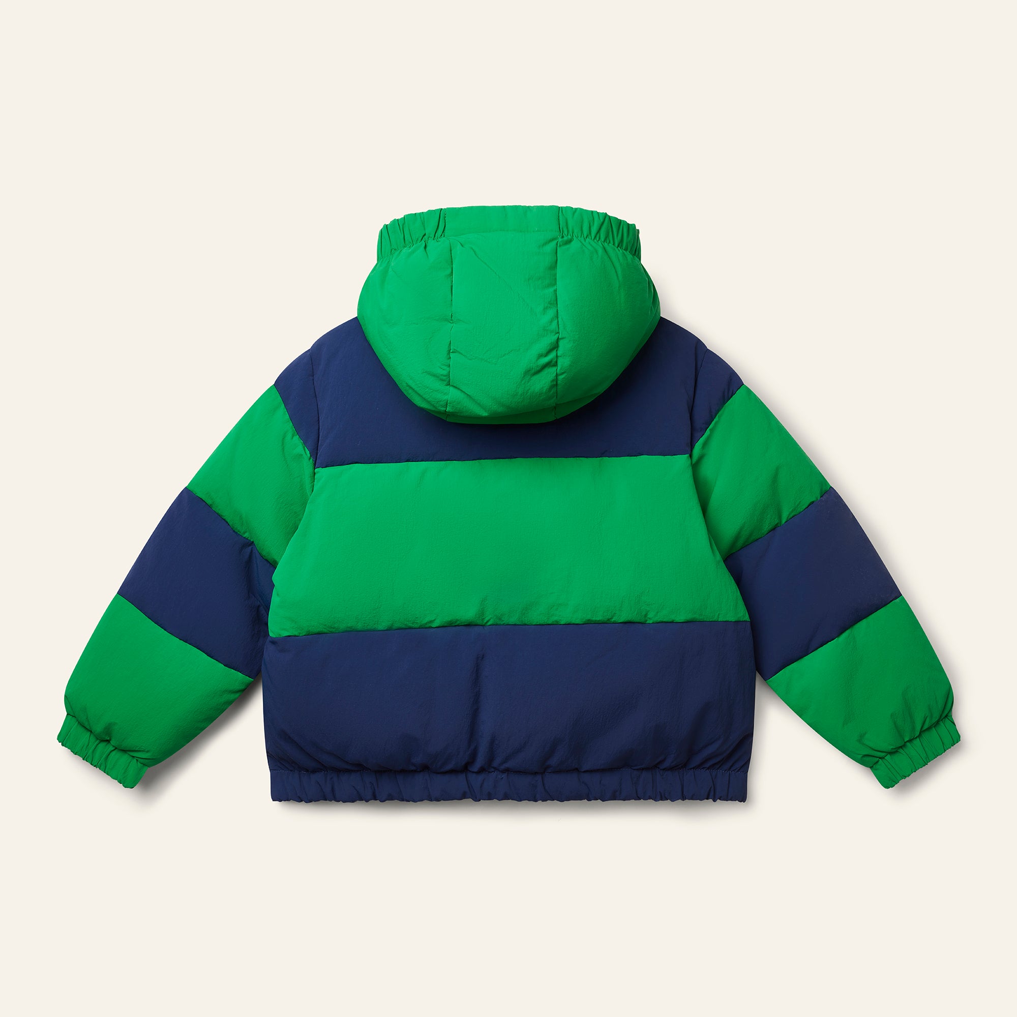 Burletta Down Jacket - Navy / Green