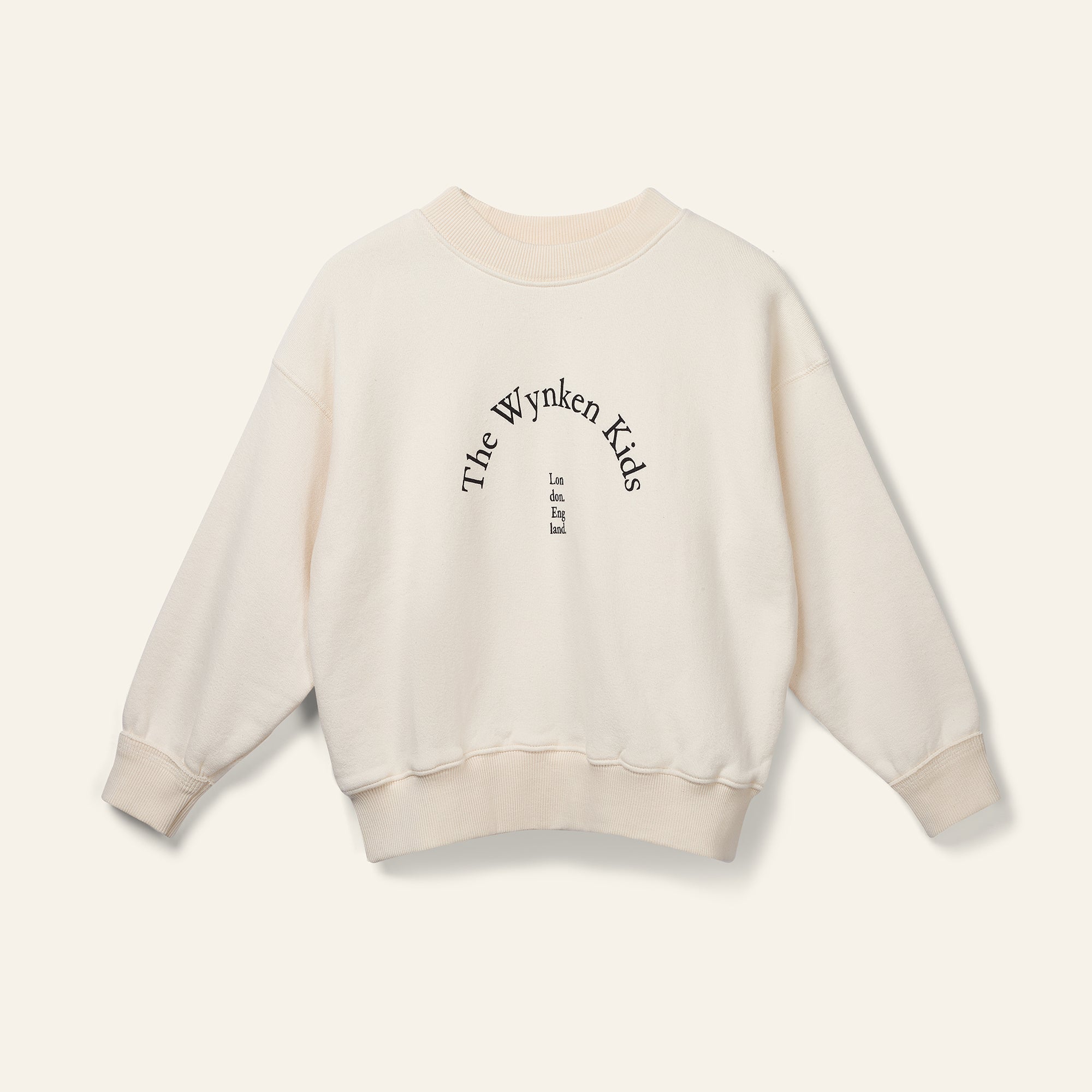 the wynken kids sweat - ecru