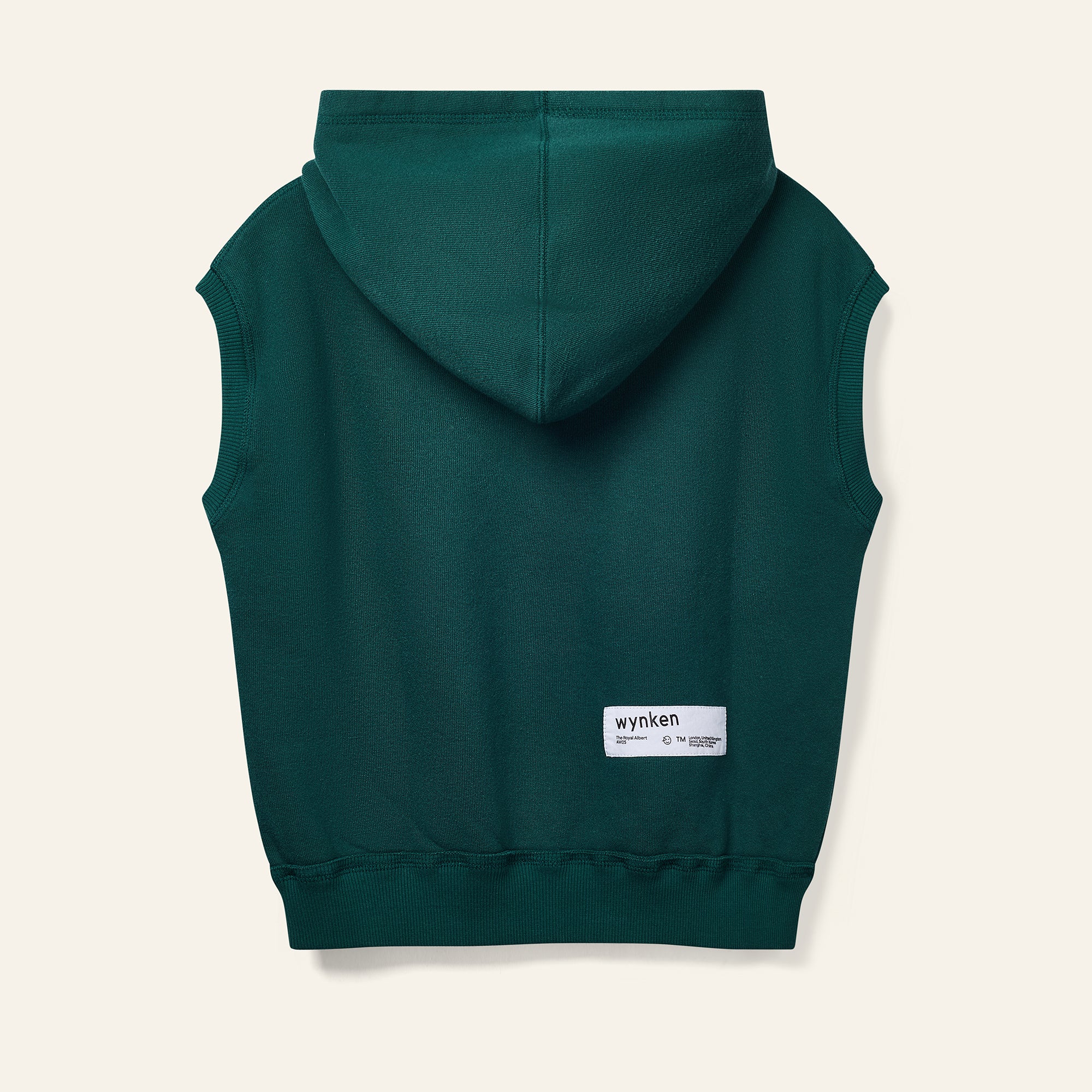 Twk Less Sleeve Hoody - Forest Green