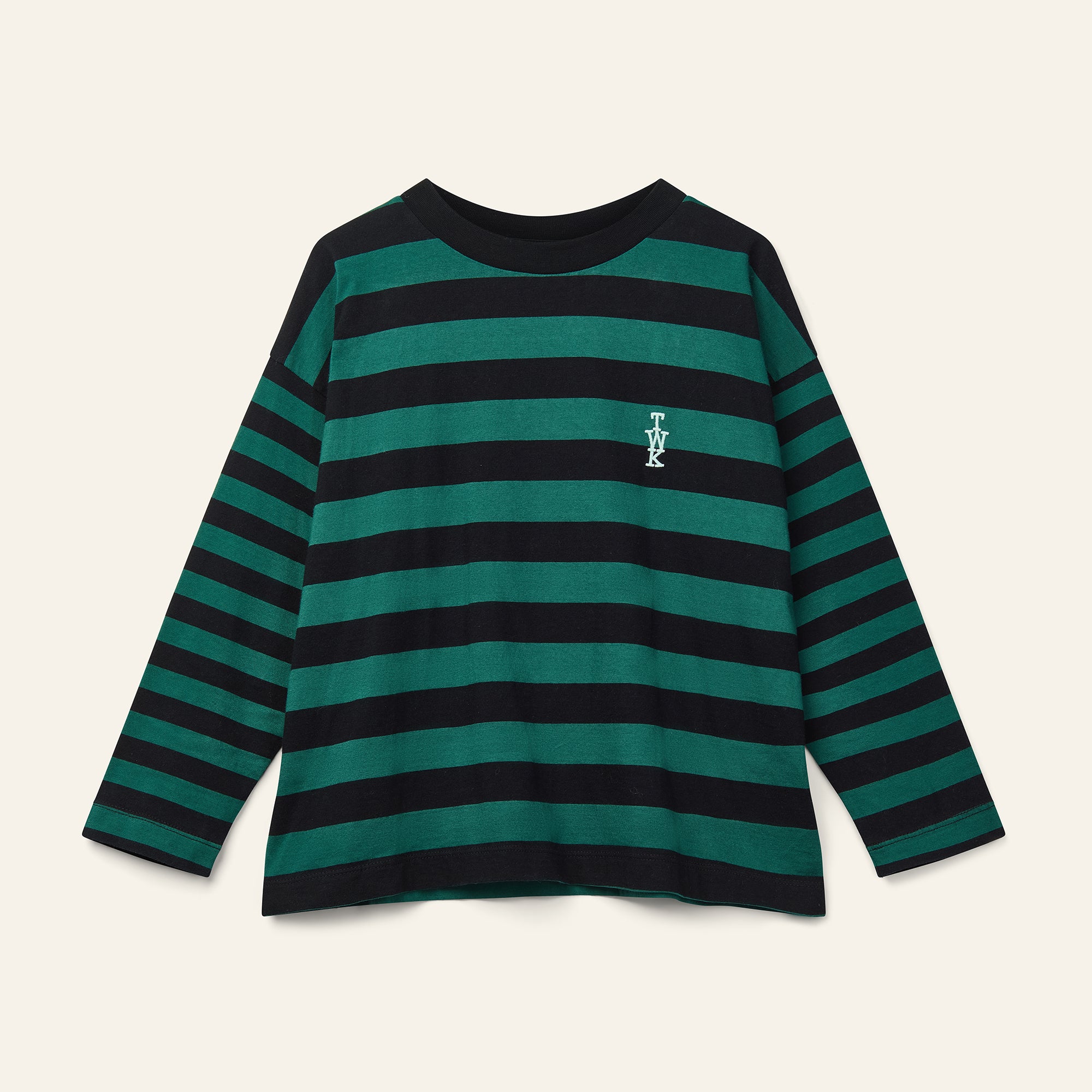 Duet Tee - Black / Forest Green