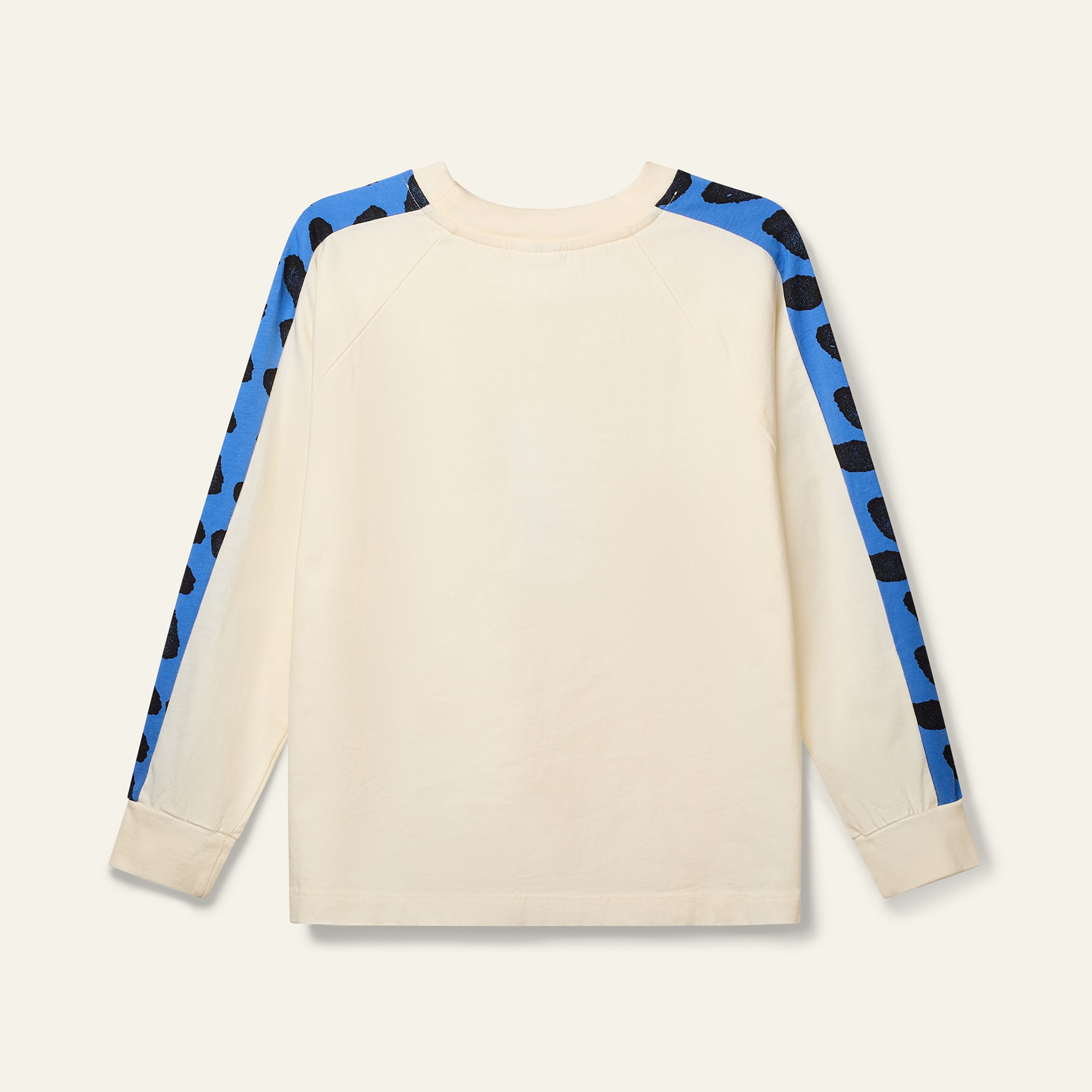 Dash Tee - Ecru / True Blue Dash