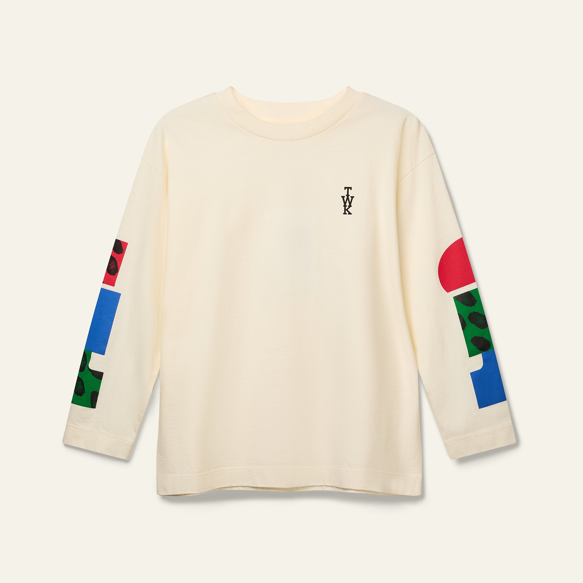 Block Tee - Ecru