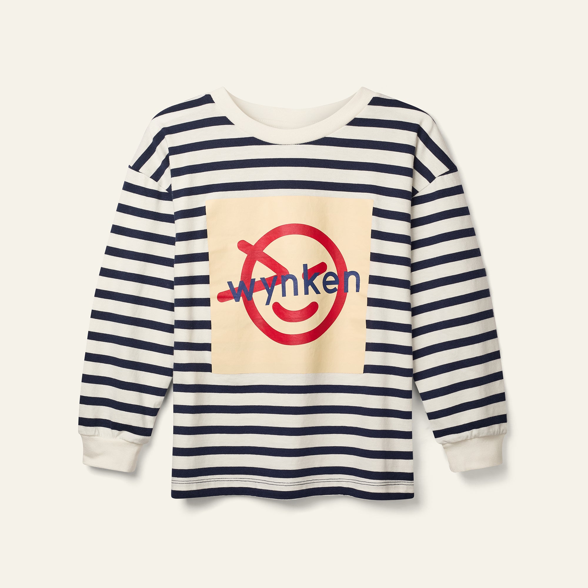 Wynk Stripe Tee - Pale Yellow / Ladybird