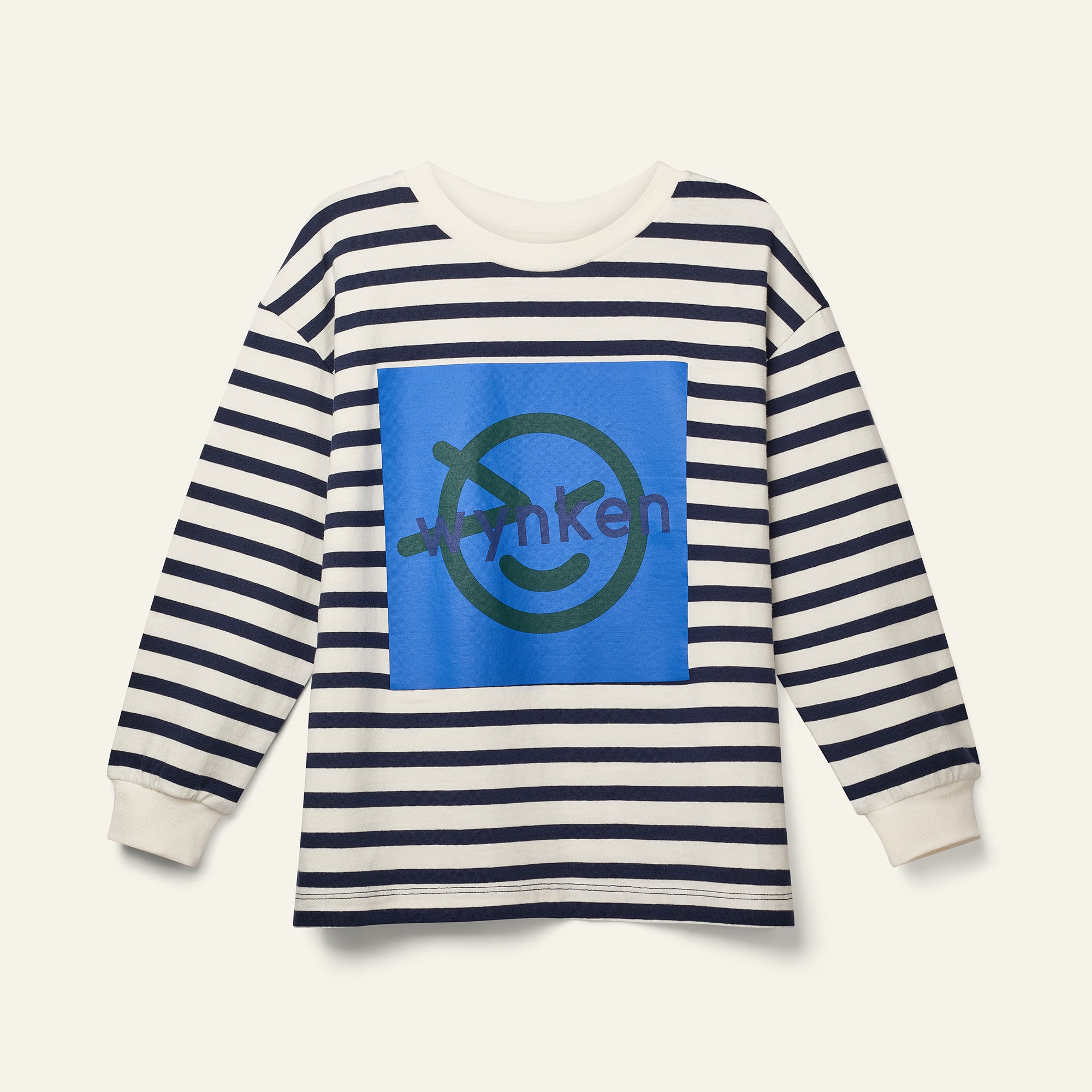 Wynk Stripe Tee - True Blue / Forest Green