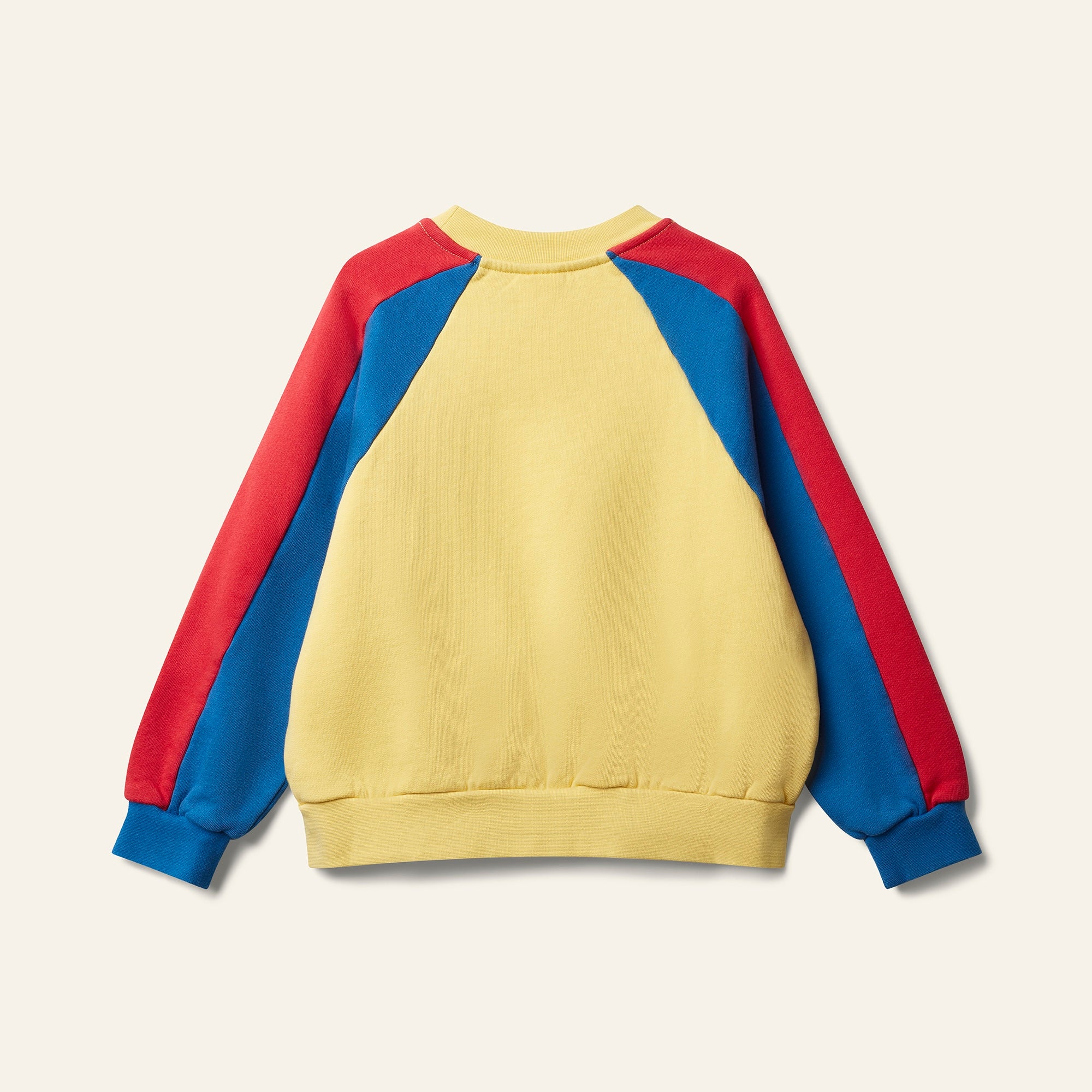Wynk Panel Sweat - Yellow / Ladybird / Blue
