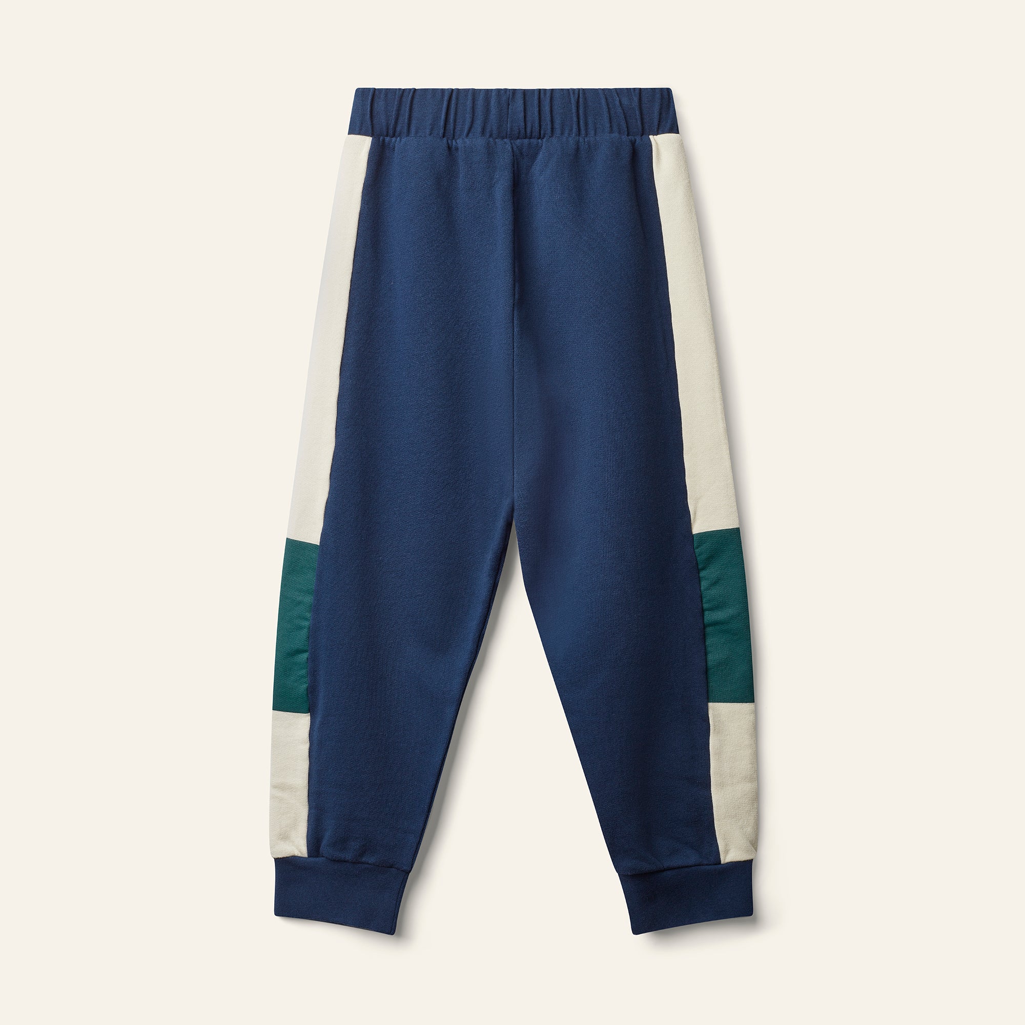 Wynk Panel Pant - Navy / Green / Cream