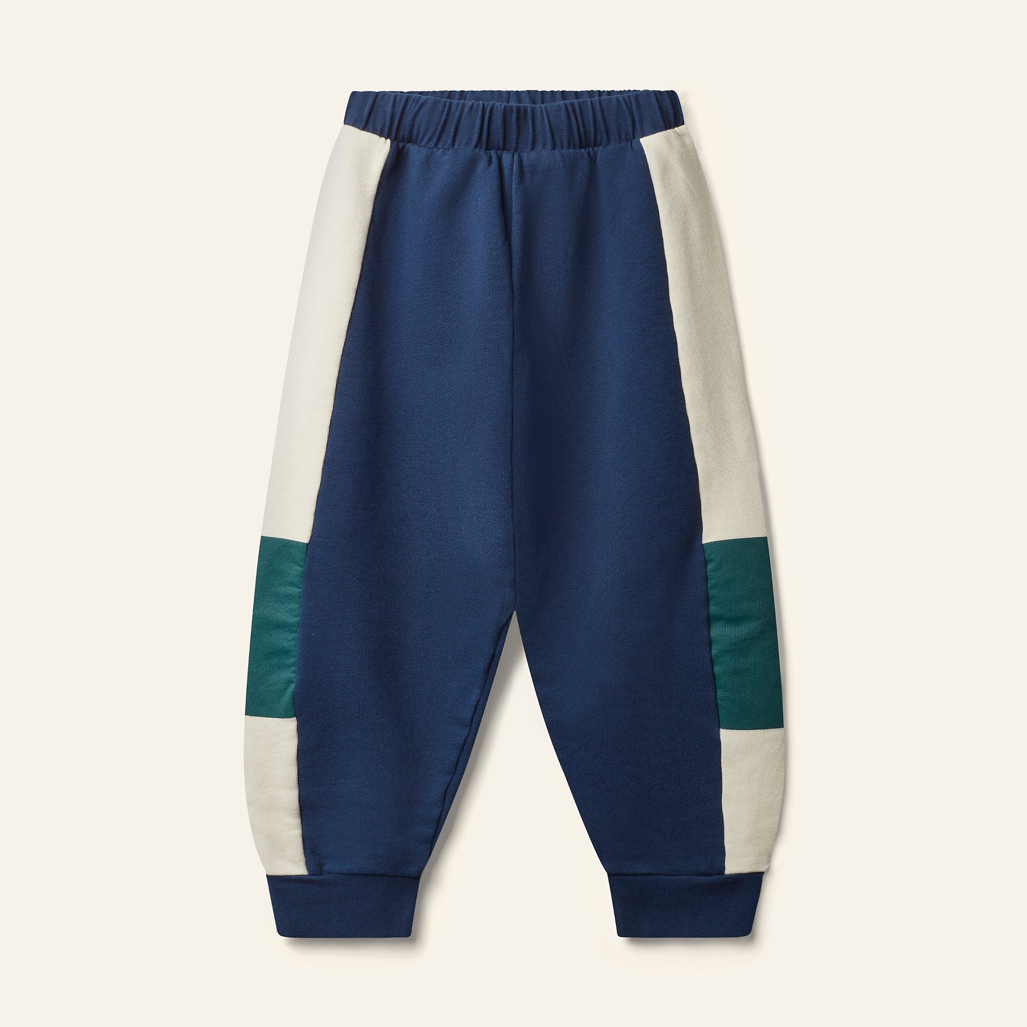 Wynk Panel Pant - Navy / Green / Cream